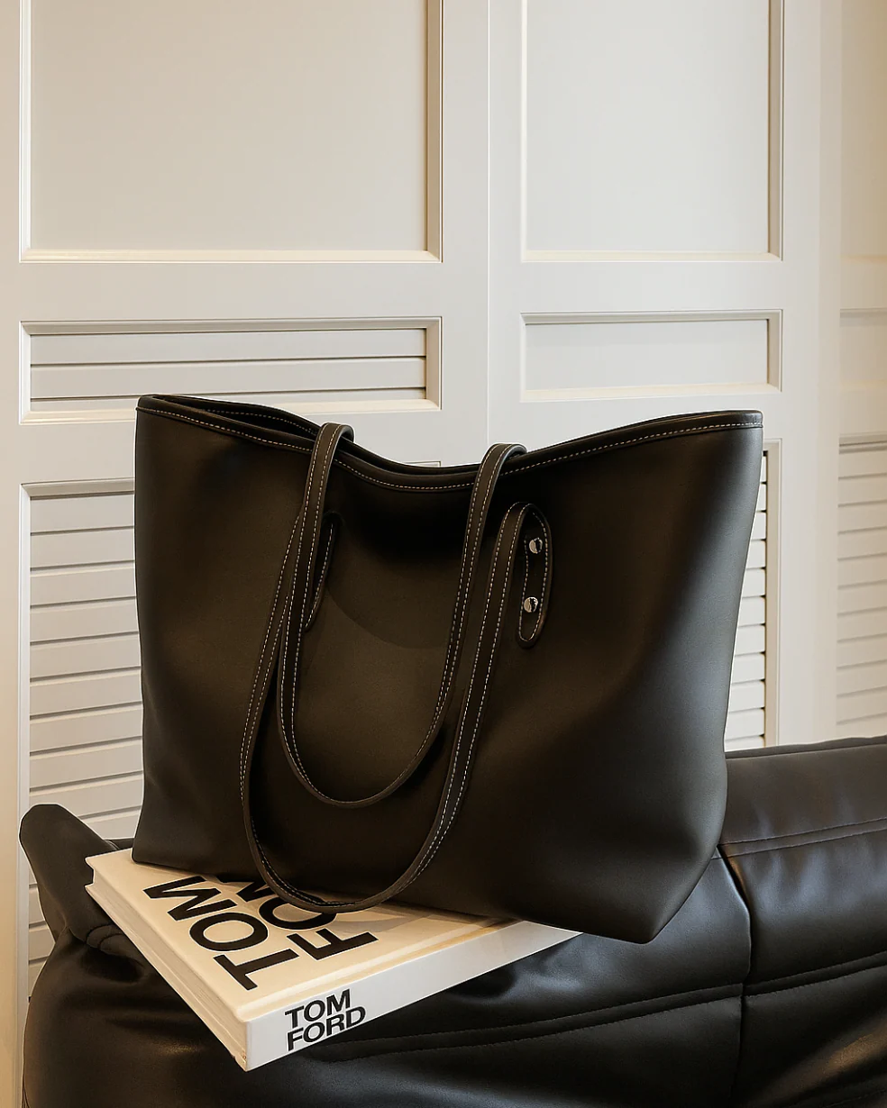 Large Shoulder Tote Bag - Image 3