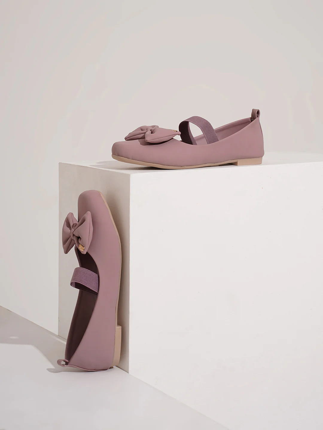 JM Looks Mary Jane Flat with Bow and Elastic Strap - Image 17