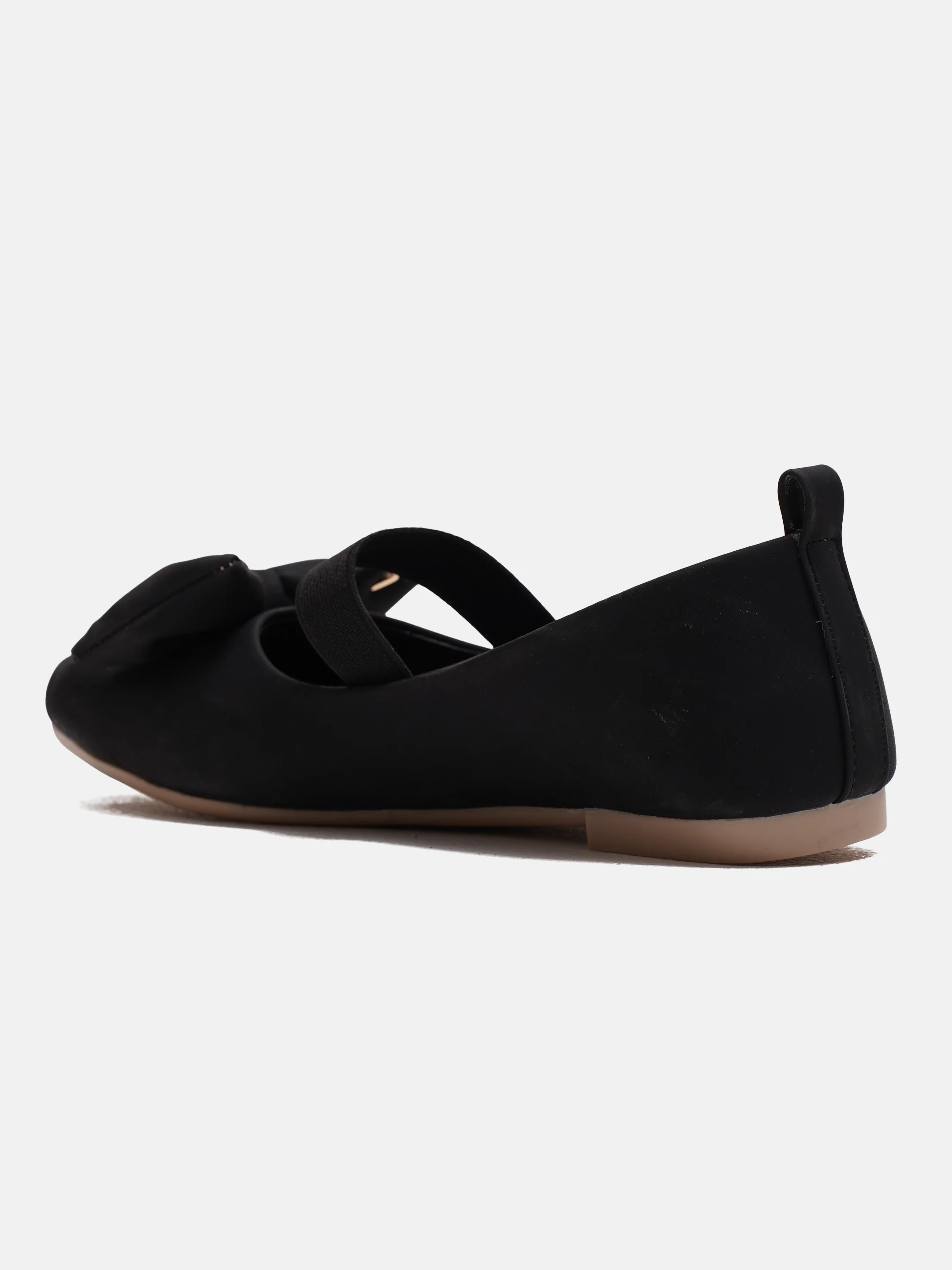 JM Looks Mary Jane Flat with Bow and Elastic Strap - Image 5
