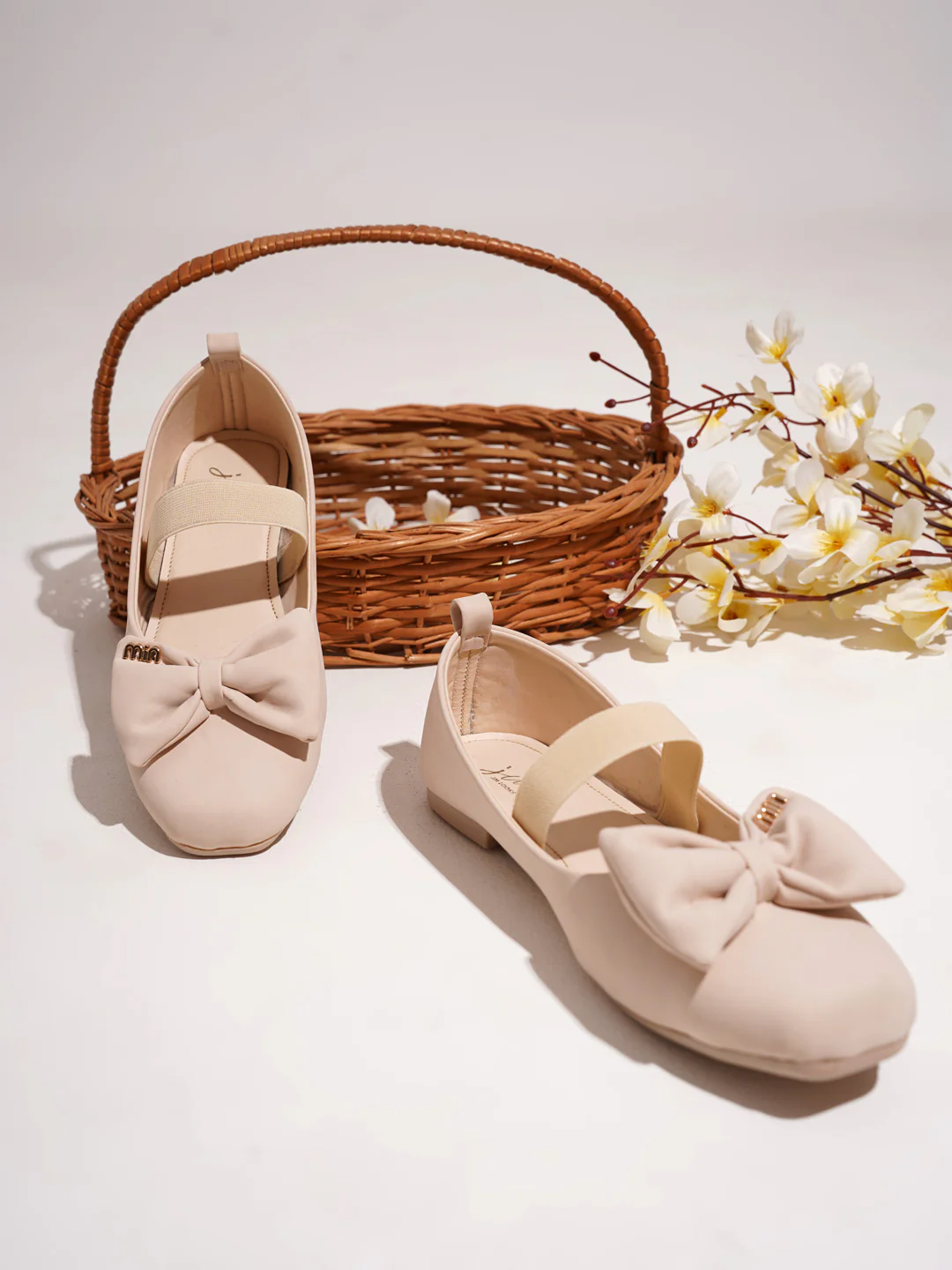 JM Looks Mary Jane Flat with Bow and Elastic Strap - Image 8