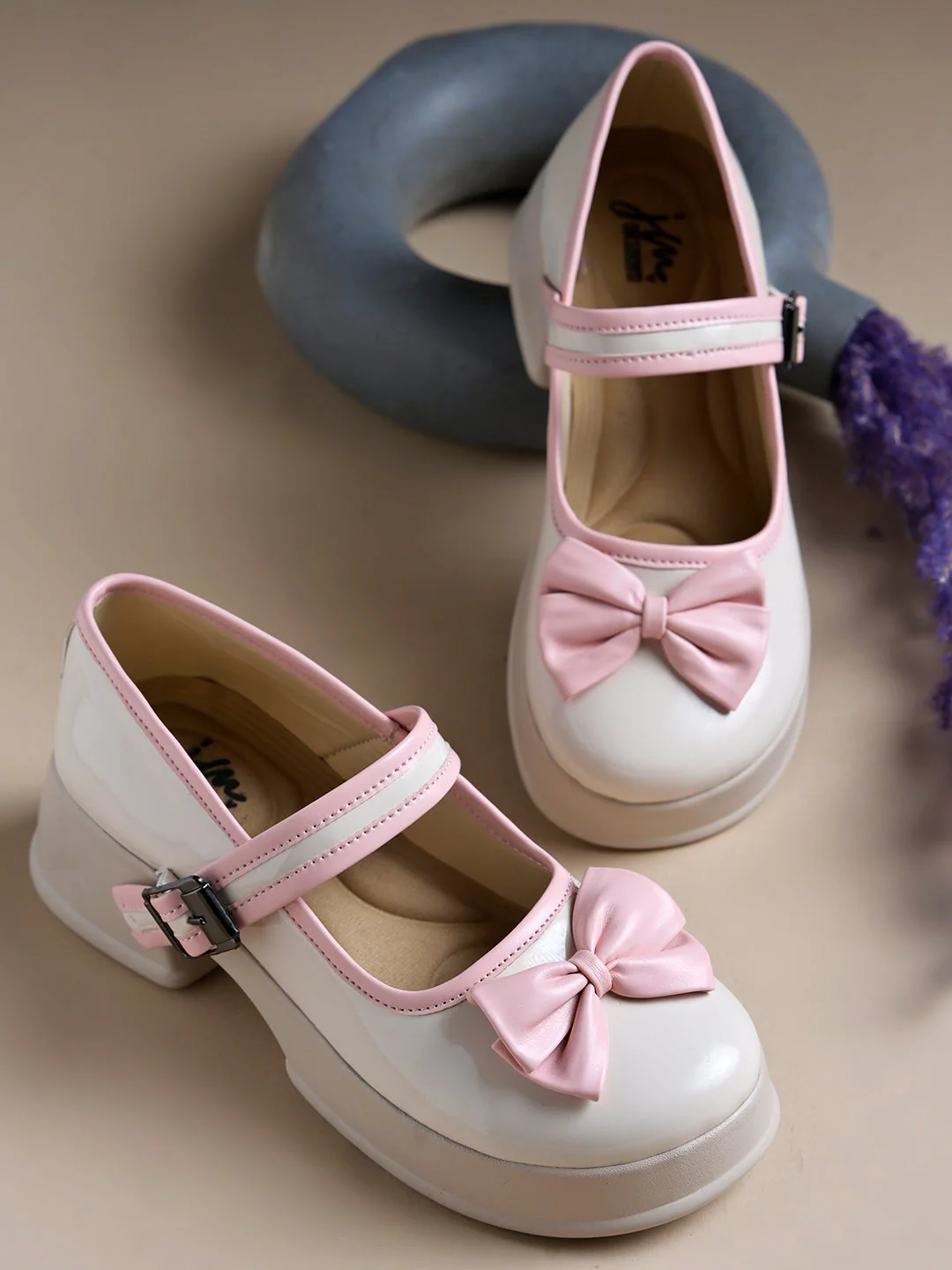 JM Looks Mary Jane Platform Block Heels - Image 11