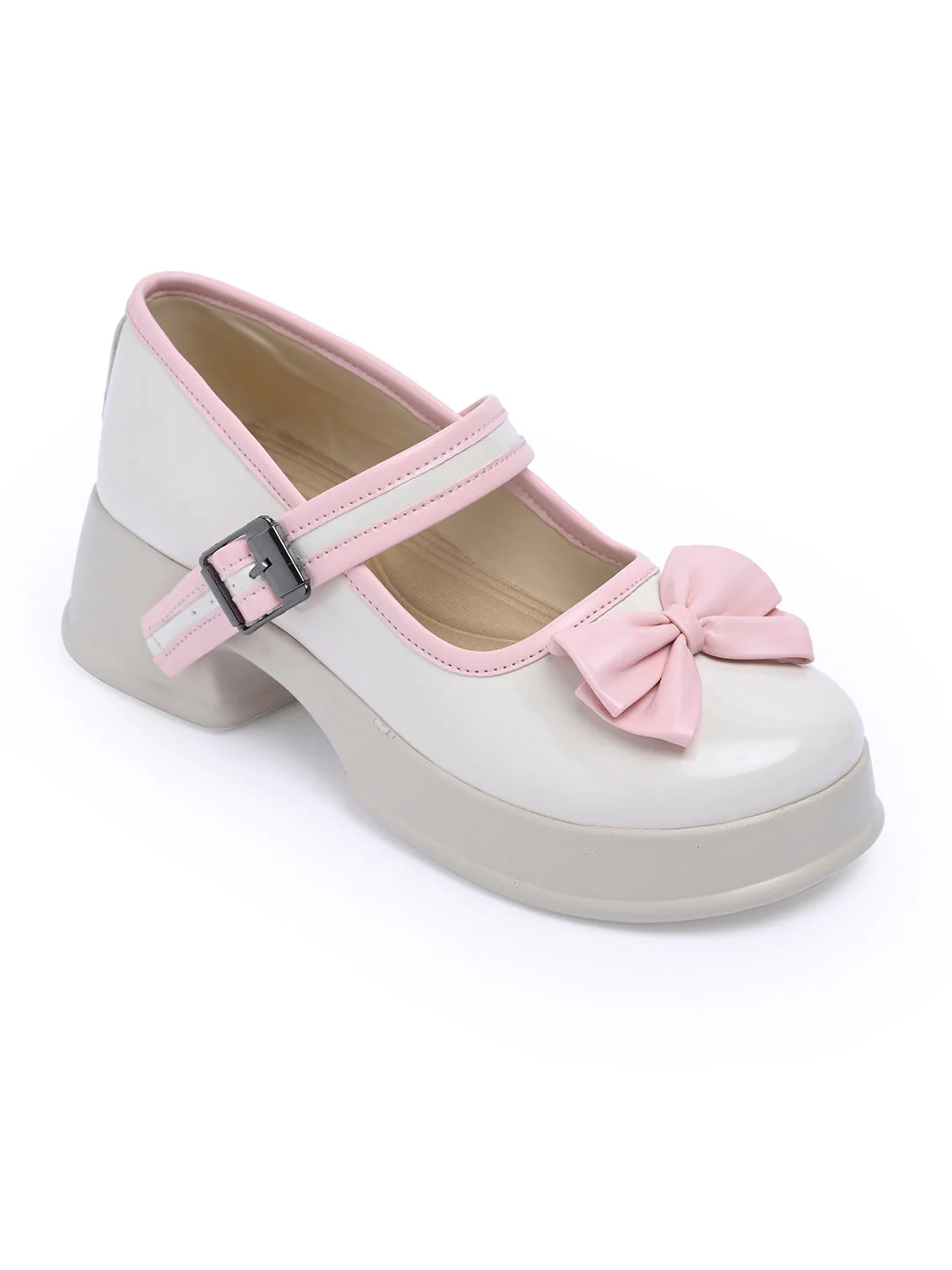 JM Looks Mary Jane Platform Block Heels - Image 12