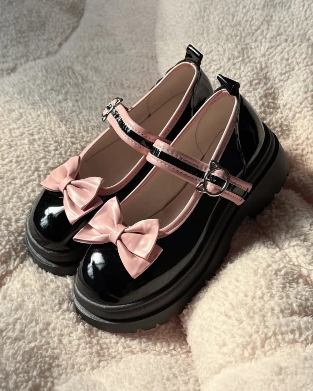 JM Looks Mary Jane Shoes Platform Heels