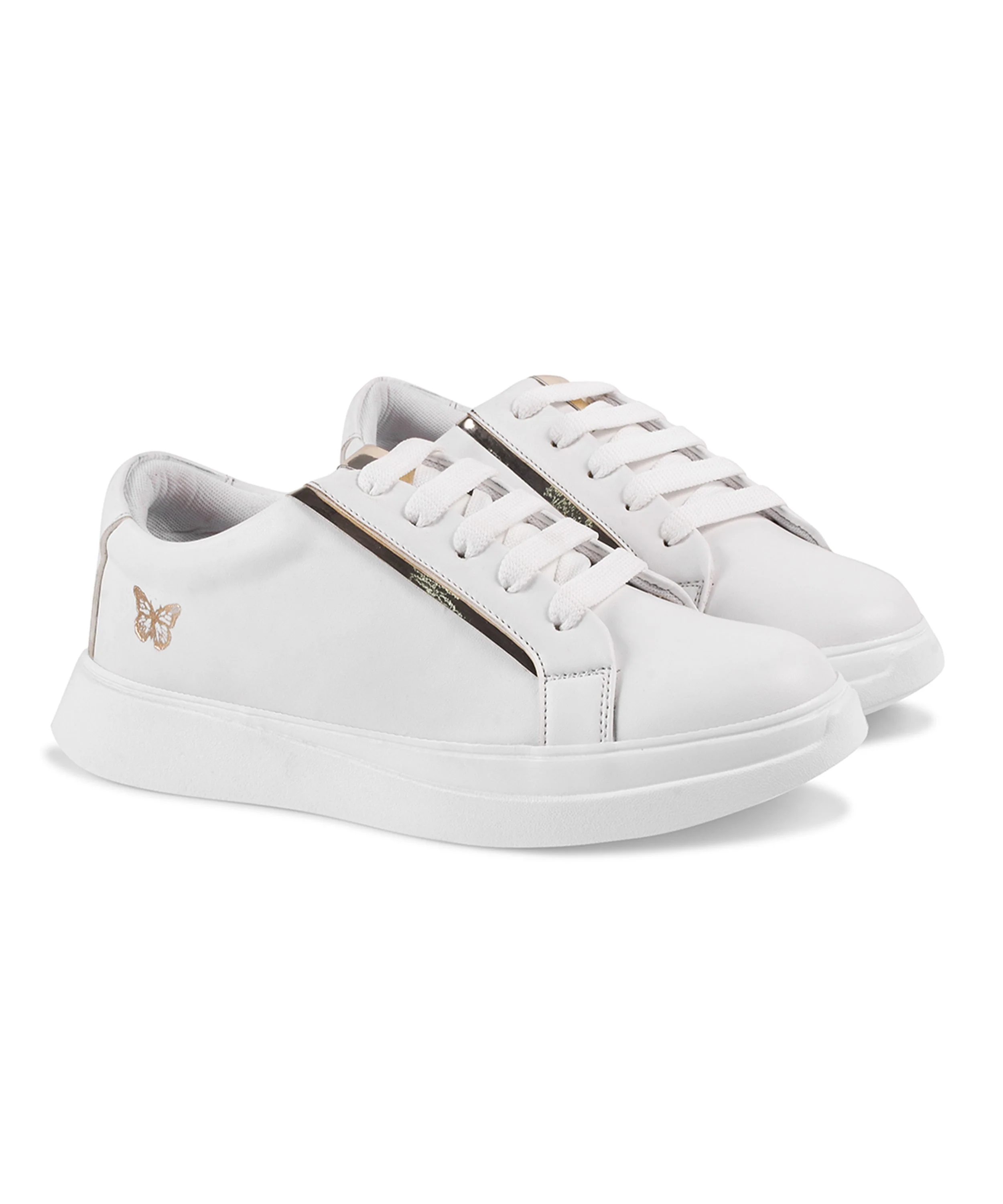 Metallic Sneakers for Women | Lace-Up Chunky Sole - JM Looks - Image 11