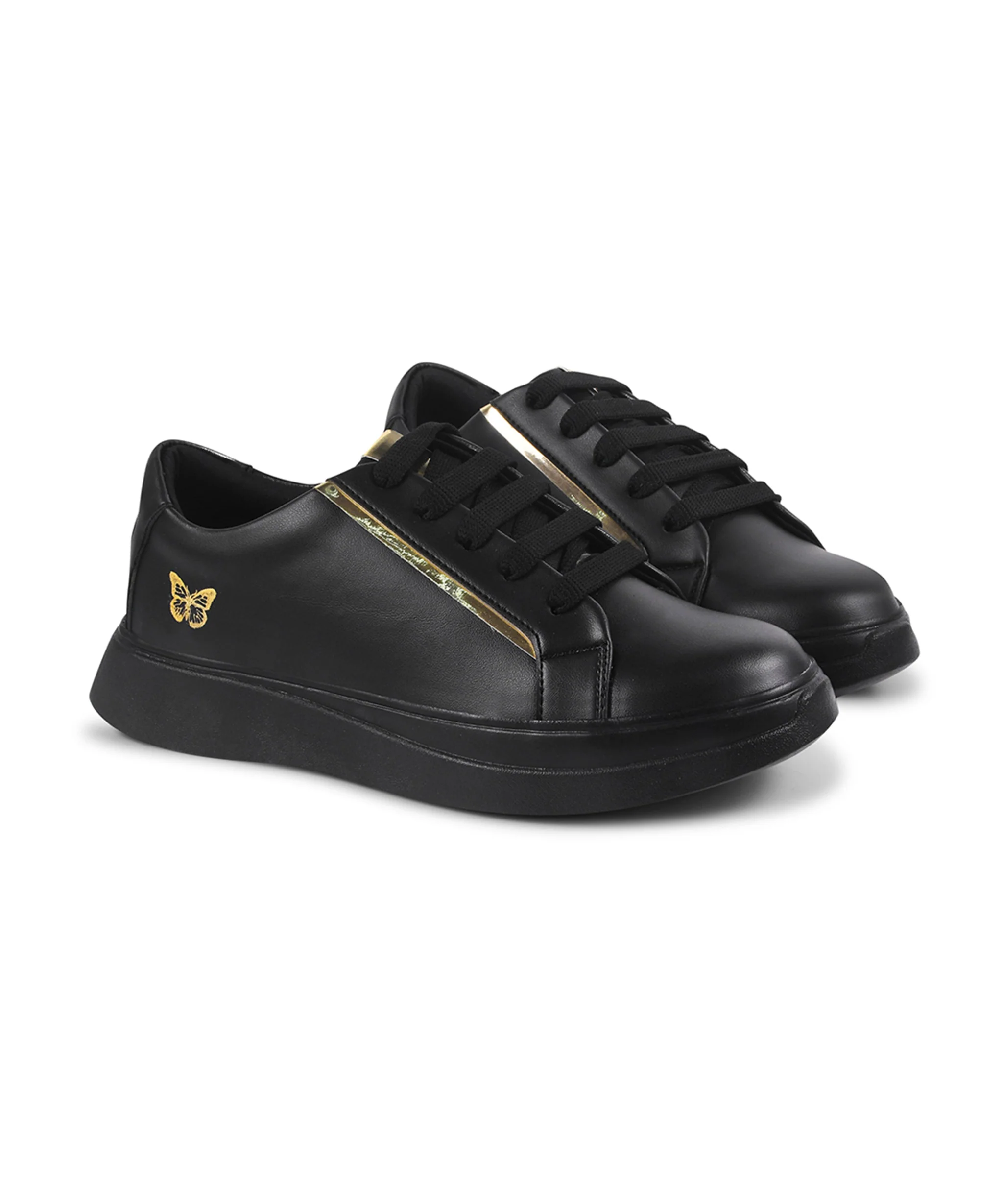 Metallic Sneakers for Women | Lace-Up Chunky Sole - JM Looks - Image 17