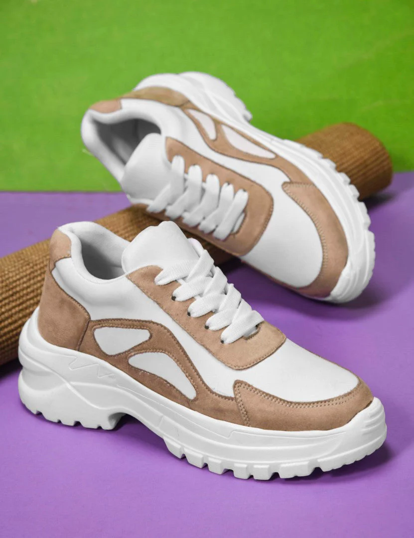 Jm Looks Sporty Contrast Panel Sneakers - Image 16