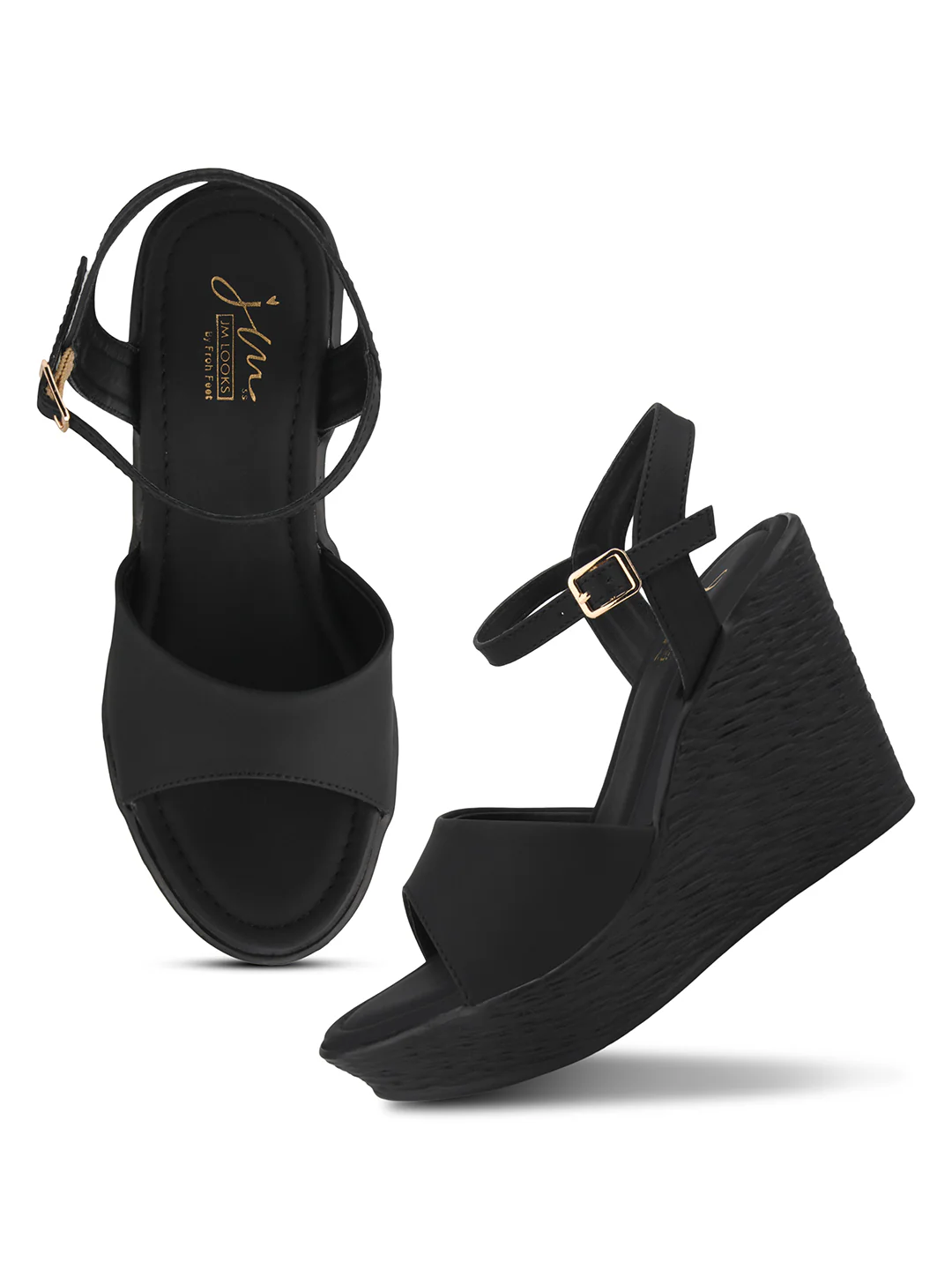 Wedge Sandals for Women Open Toe Ankle Strap Platform Heels - Image 11