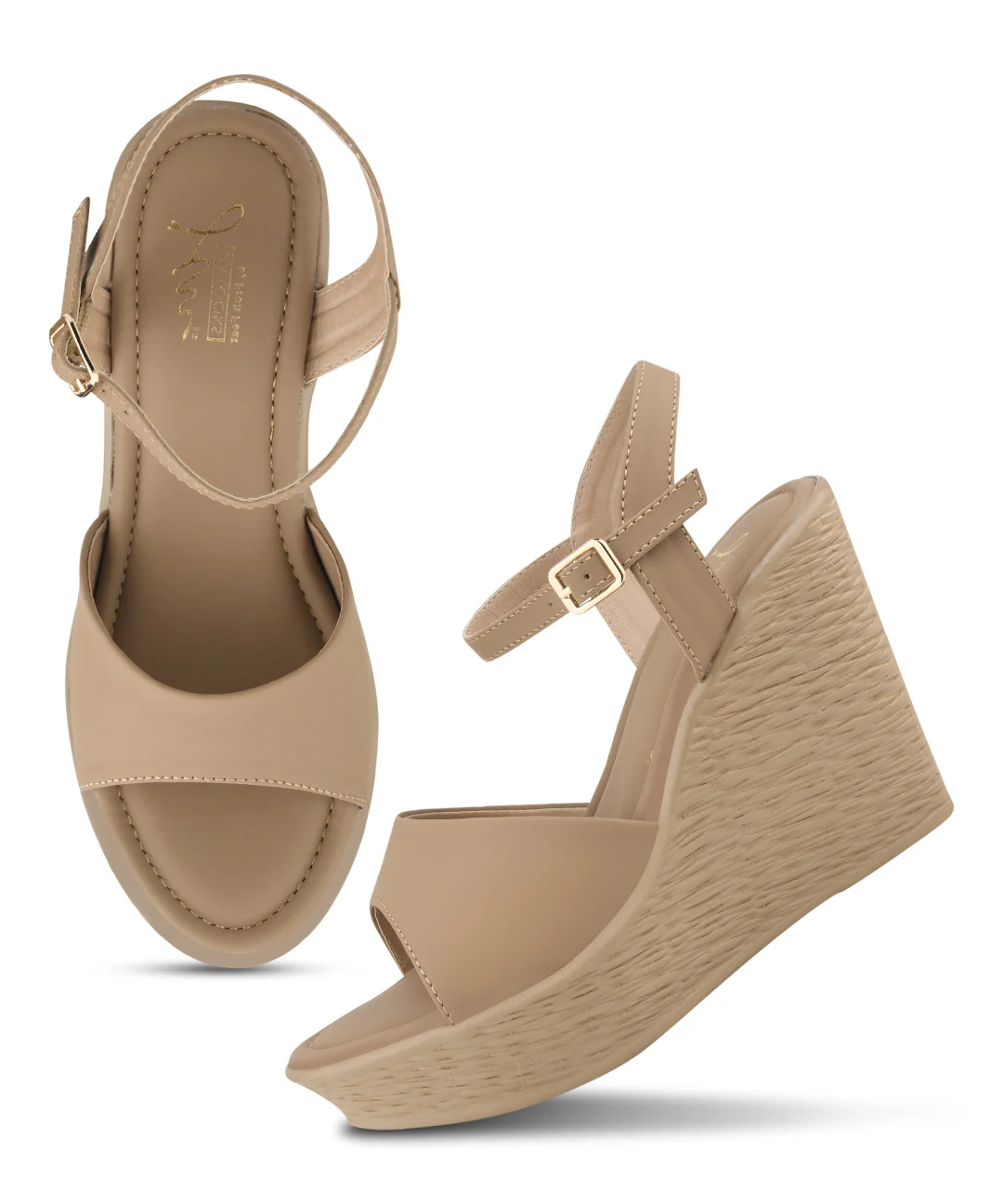 Wedge Sandals for Women Open Toe Ankle Strap Platform Heels - Image 17