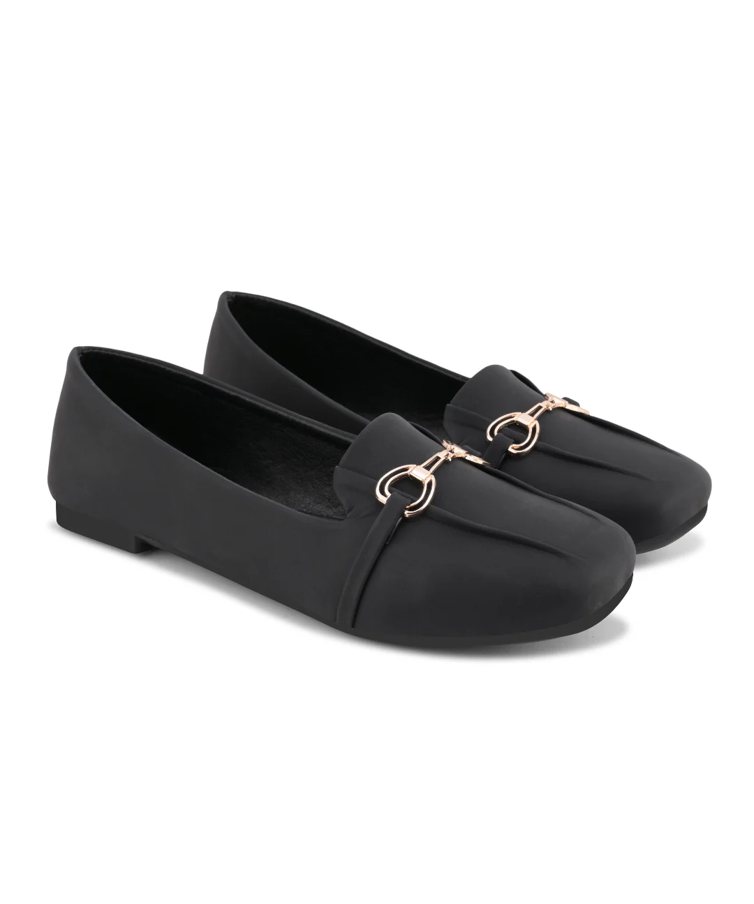 Minimalist Loafers with Metal Detail - Image 6