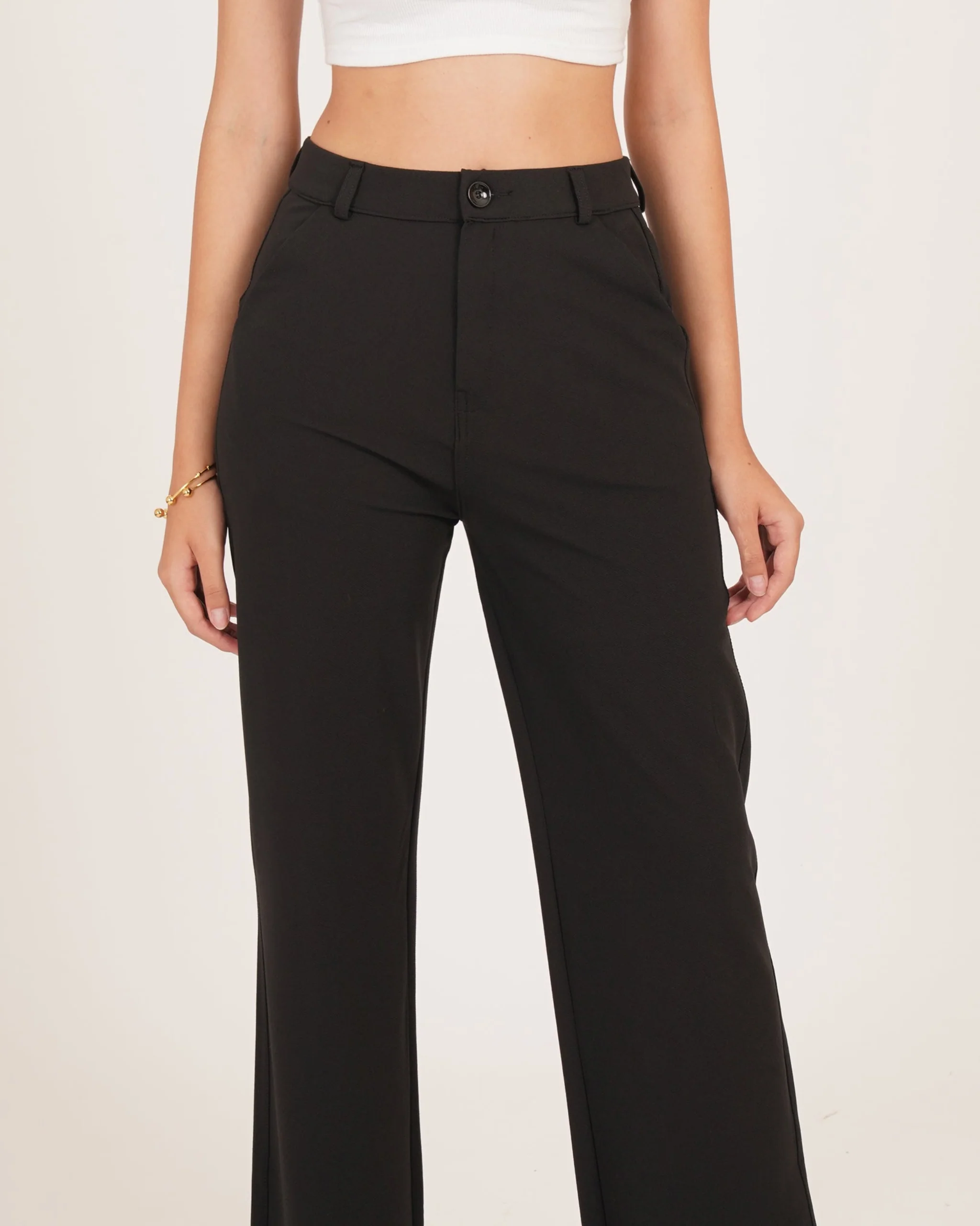 Modern Relaxed Fit Wide Leg Pants - Image 12