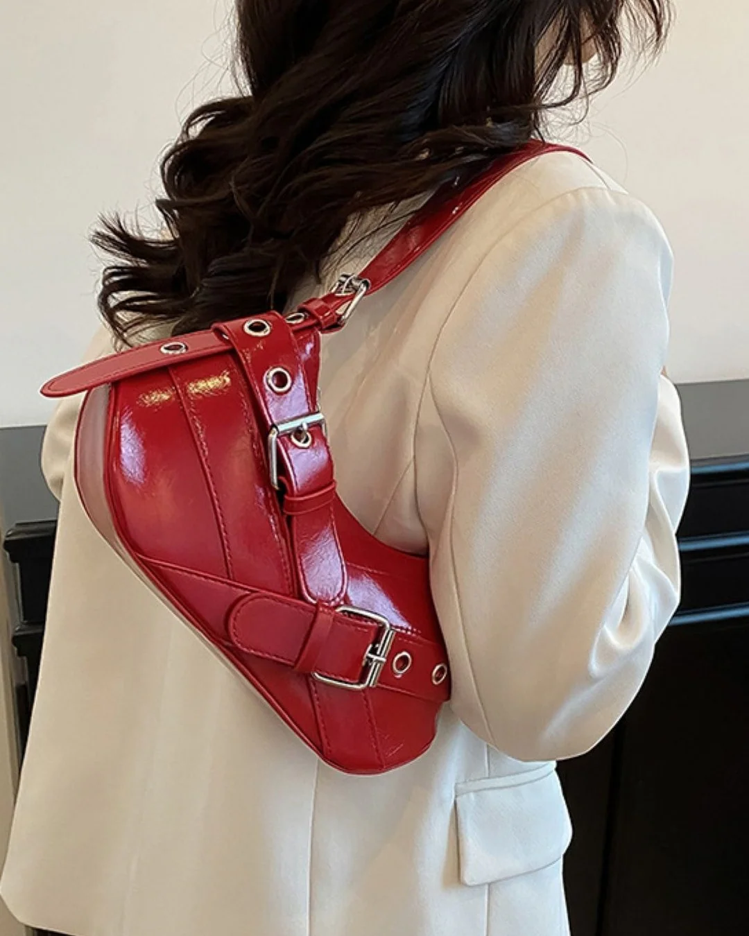Moto-Chic Shoulder Bag - Image 4