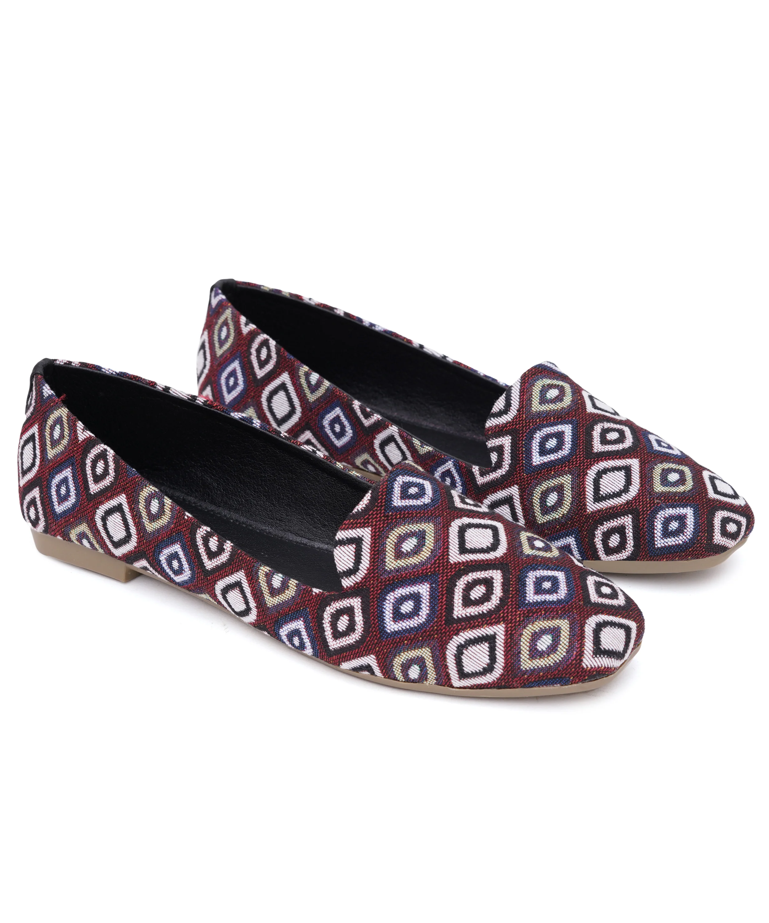 Multi-Color Geometric Printed Flat - Image 11