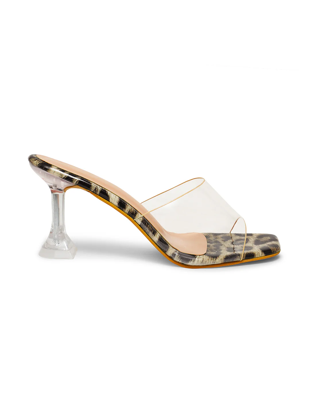 Transparent Open-Toe Kitten Heeled Sandals - Image 11