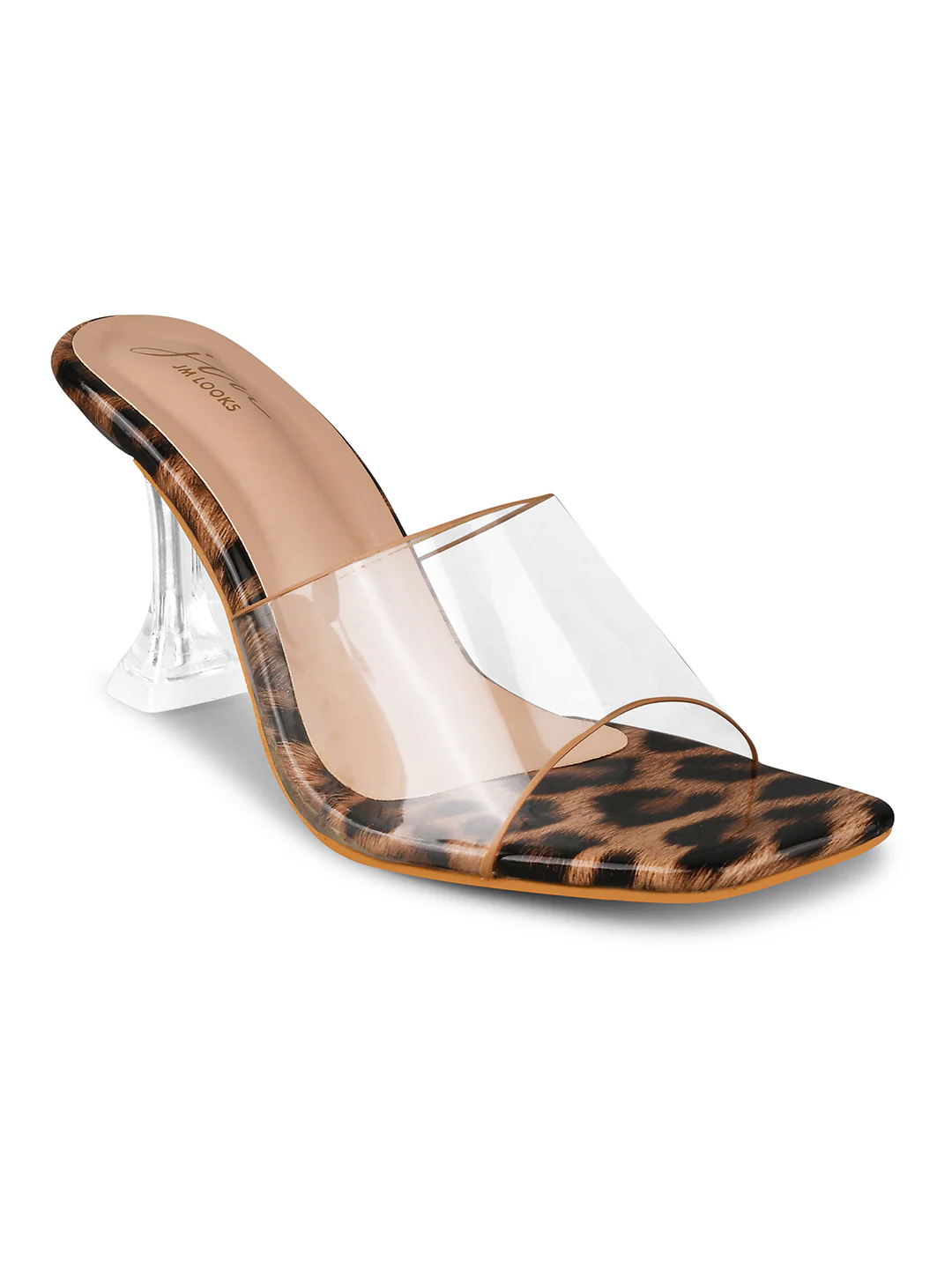 Transparent Open-Toe Kitten Heeled Sandals - Image 6