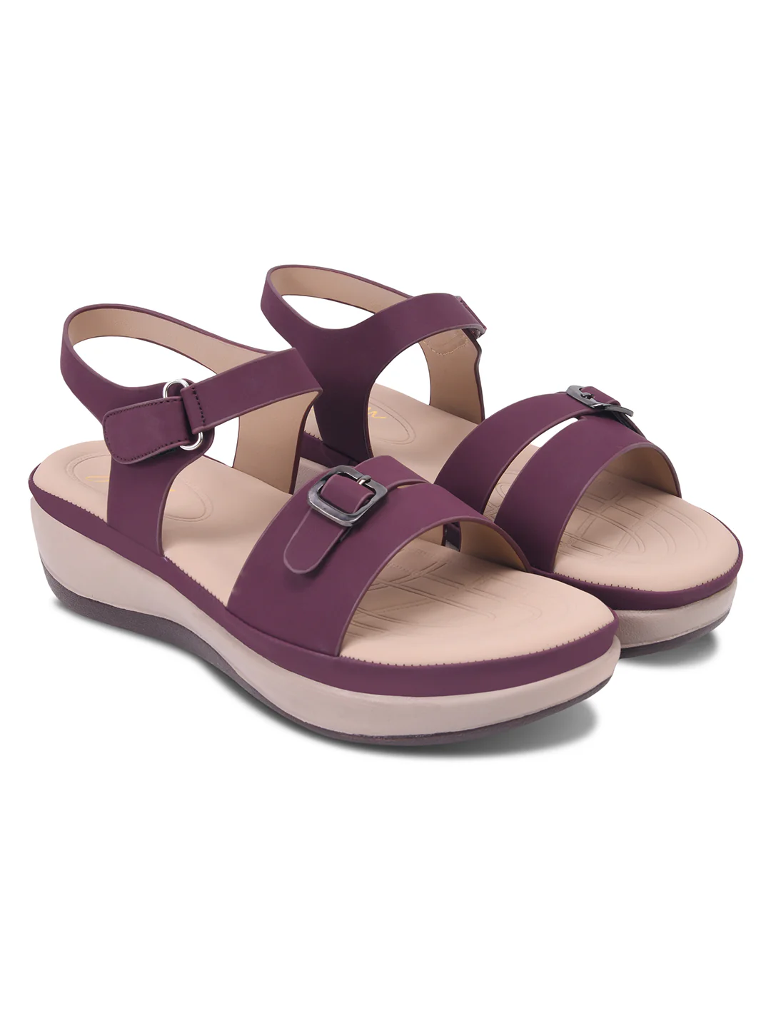 JM Looks Open-Toe Sandals with Adjustable Buckle Straps - Image 17