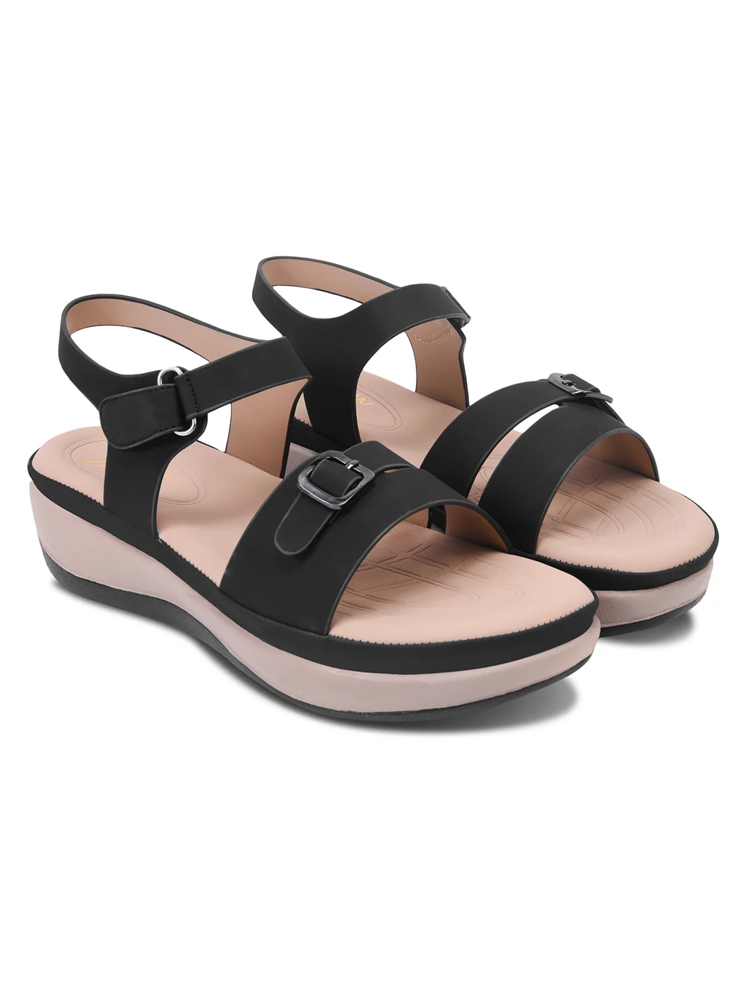 JM Looks Open-Toe Sandals with Adjustable Buckle Straps - Image 7