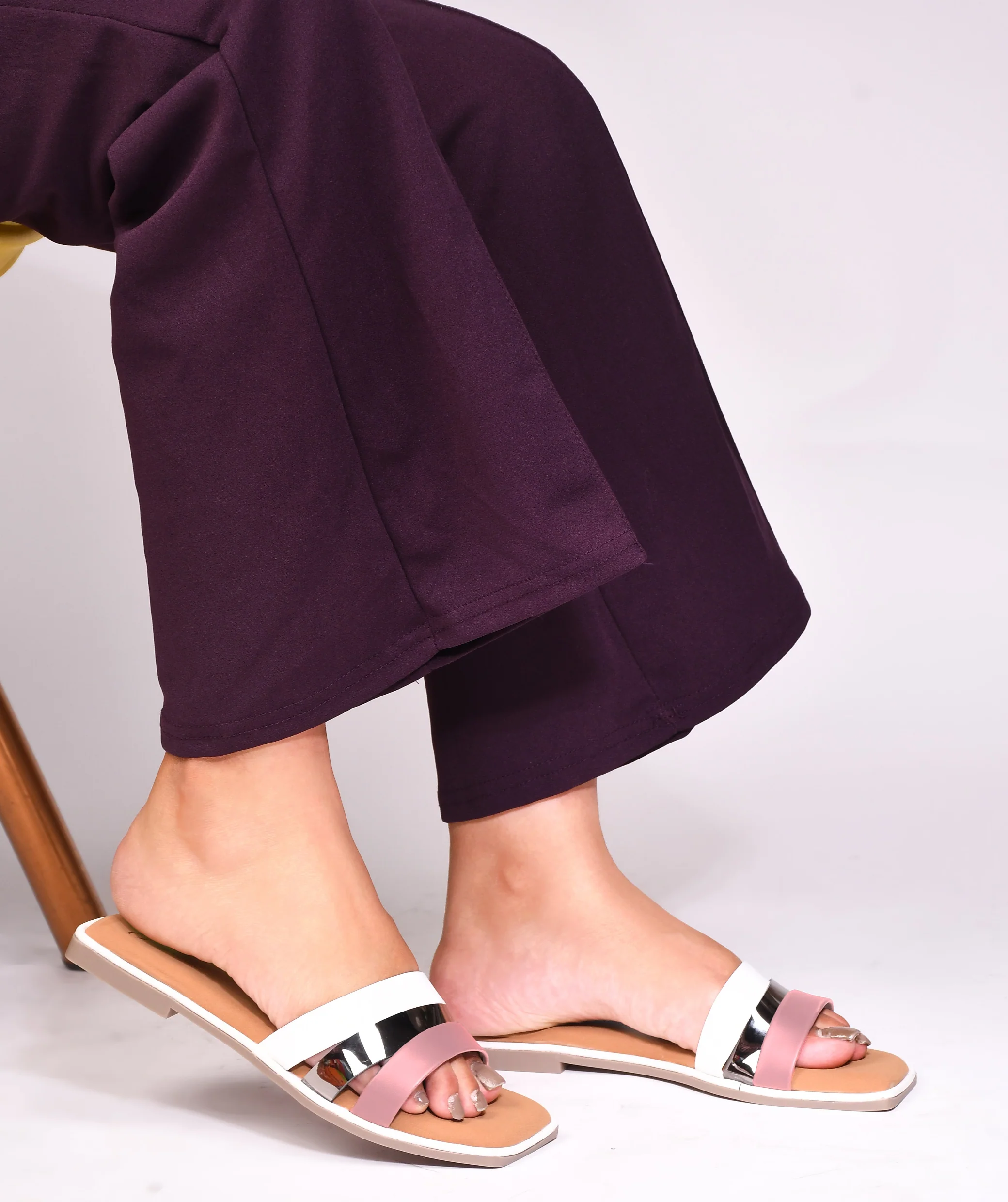 JM Looks Open-Toe Slip-On Slides Flats Sandals - Image 16