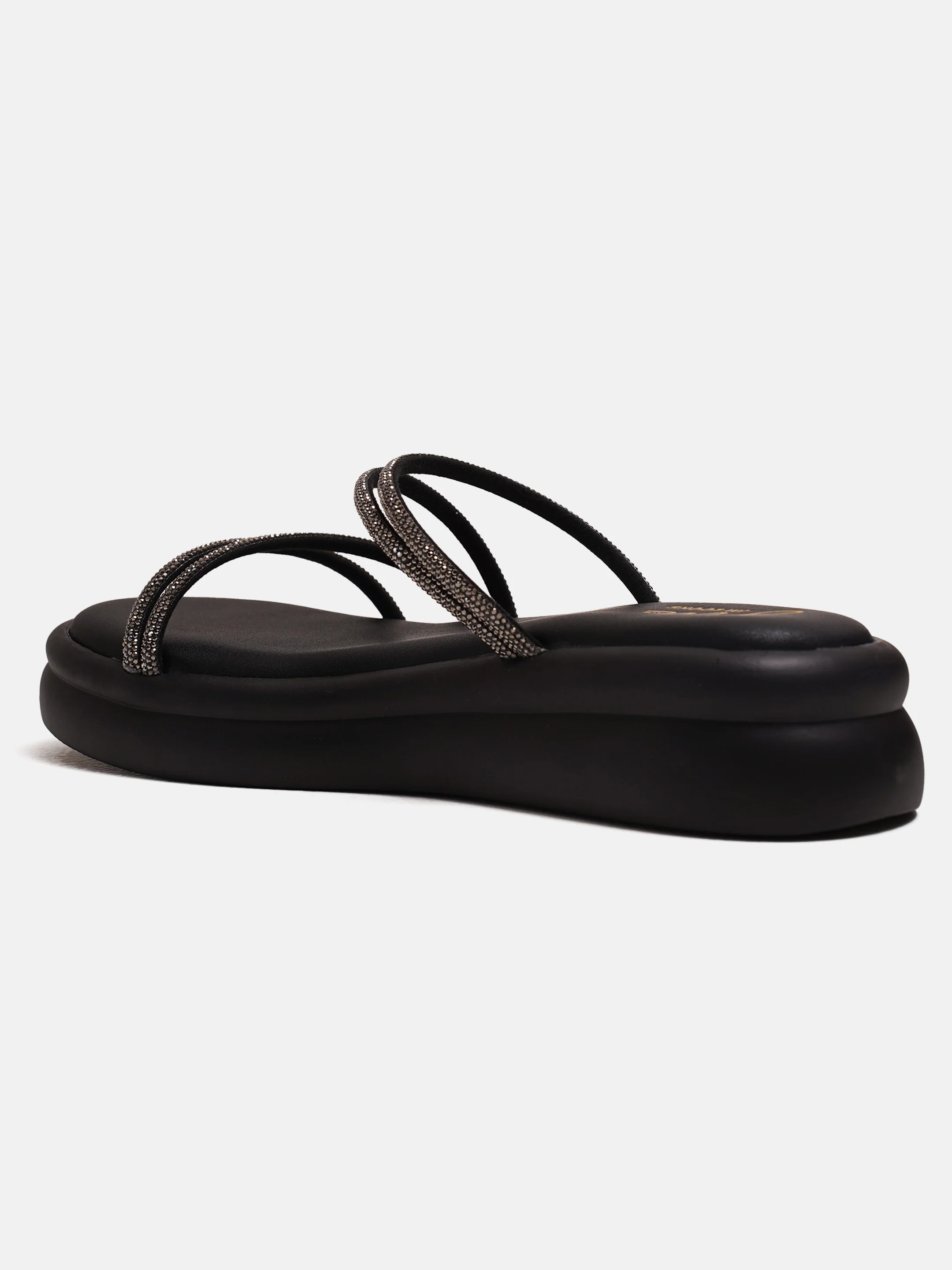 JM Looks Padded Sole Strappy Slip-On Sandals for Women - Image 6