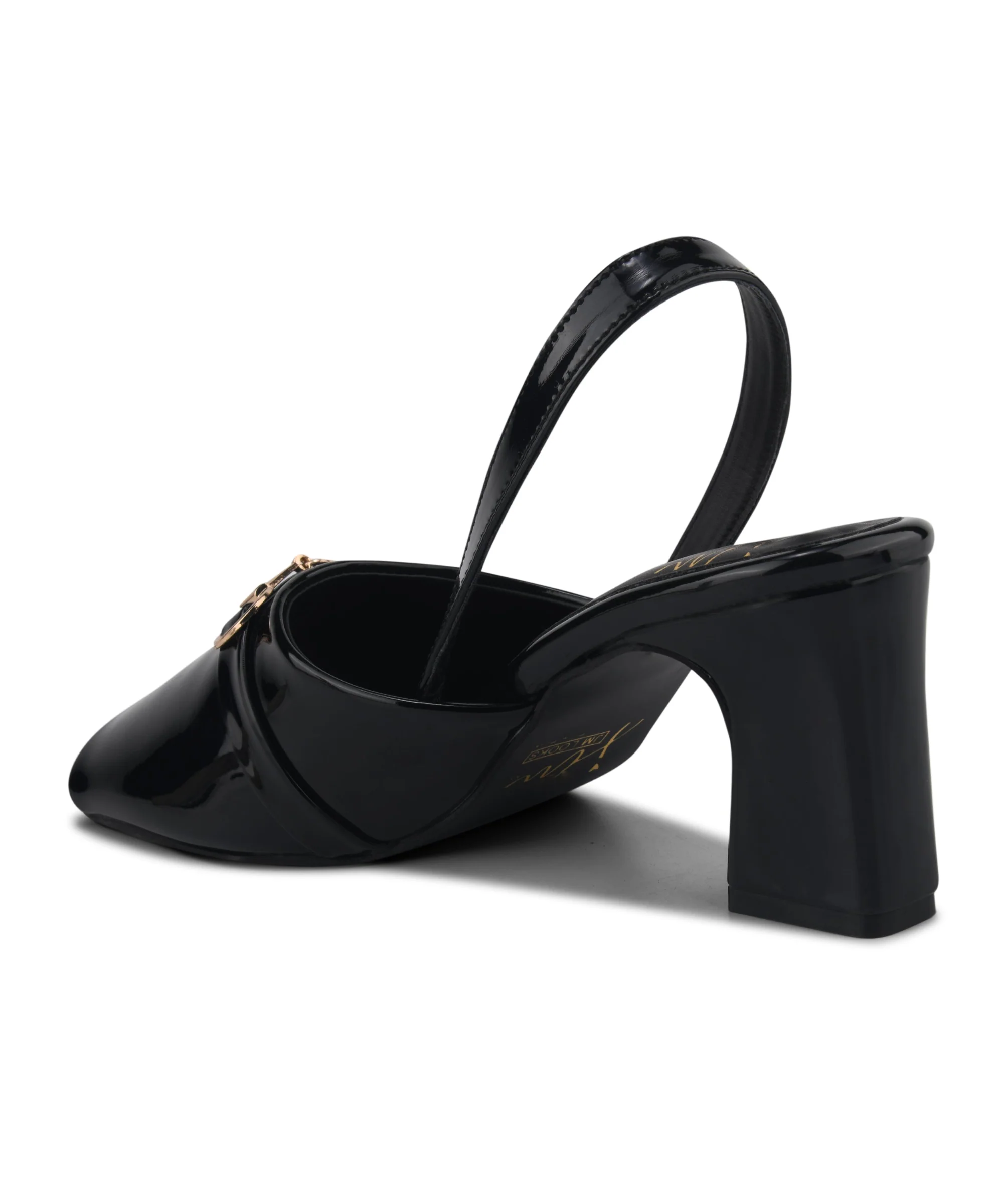 JM Looks Square-Toe Block Heels Pastel Grace Heeled - Image 5