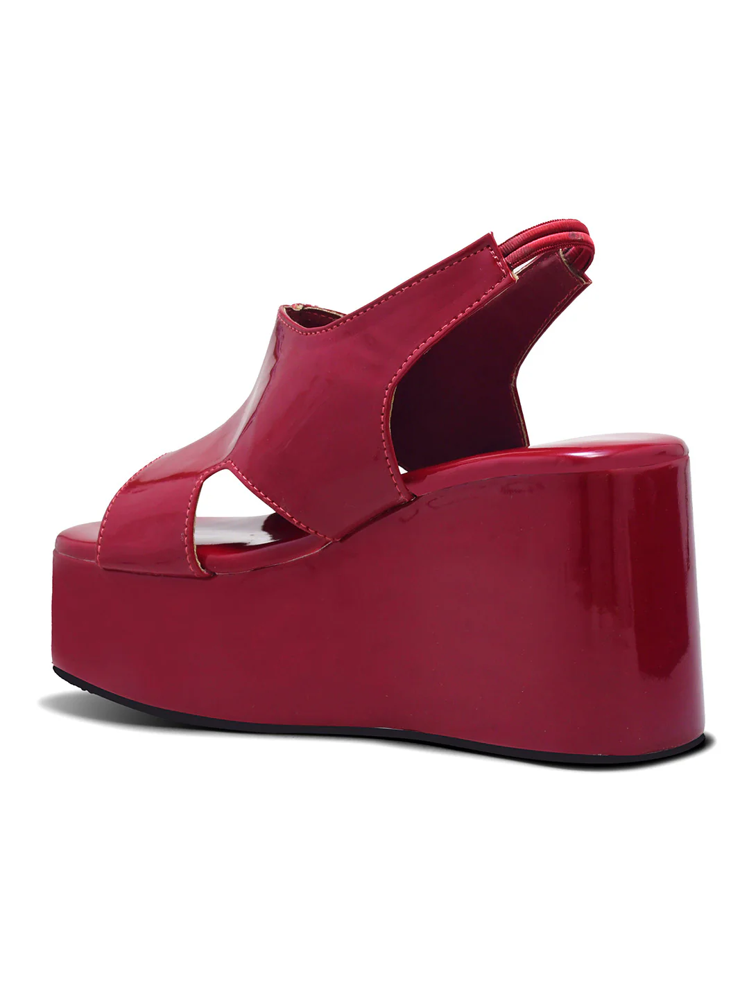 Jm Looks Peep Toe Slingback Platform Wedges - Image 12
