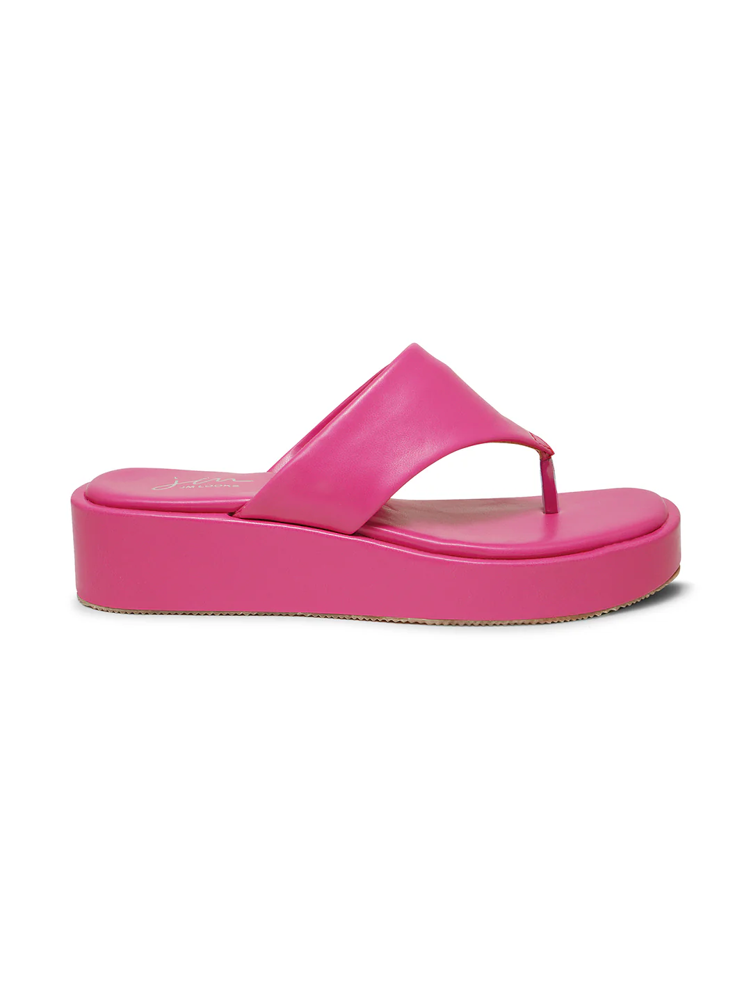 Women's Platform Thong Flatform Sandals with Cushioned Footbed and T-Strap - Image 9