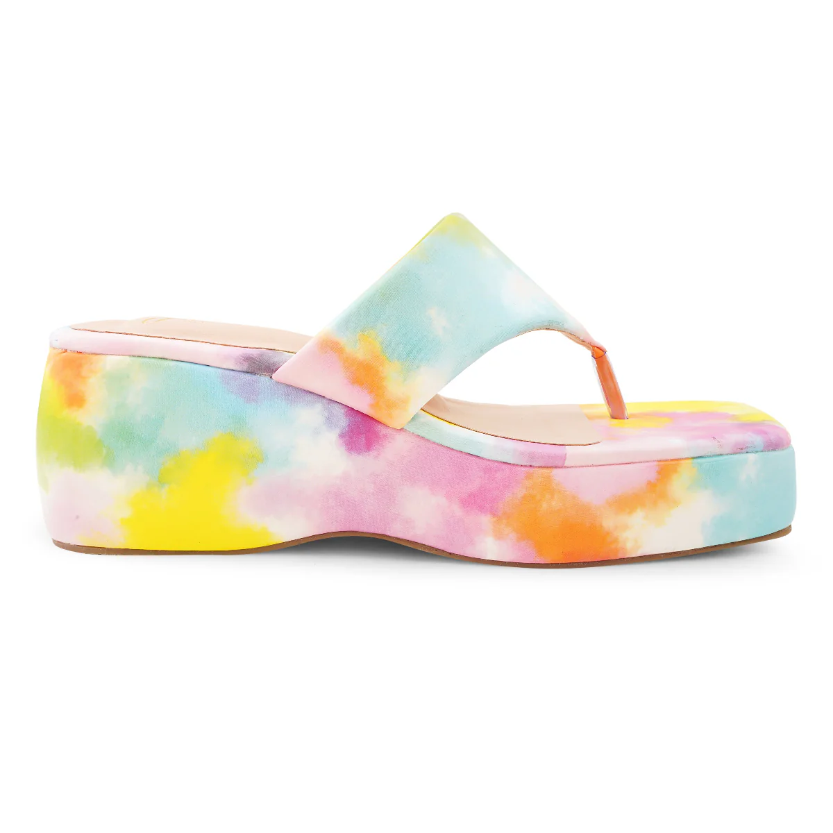 Platform Thong Wedge Sandals with Chunky Heel for Women - Image 13
