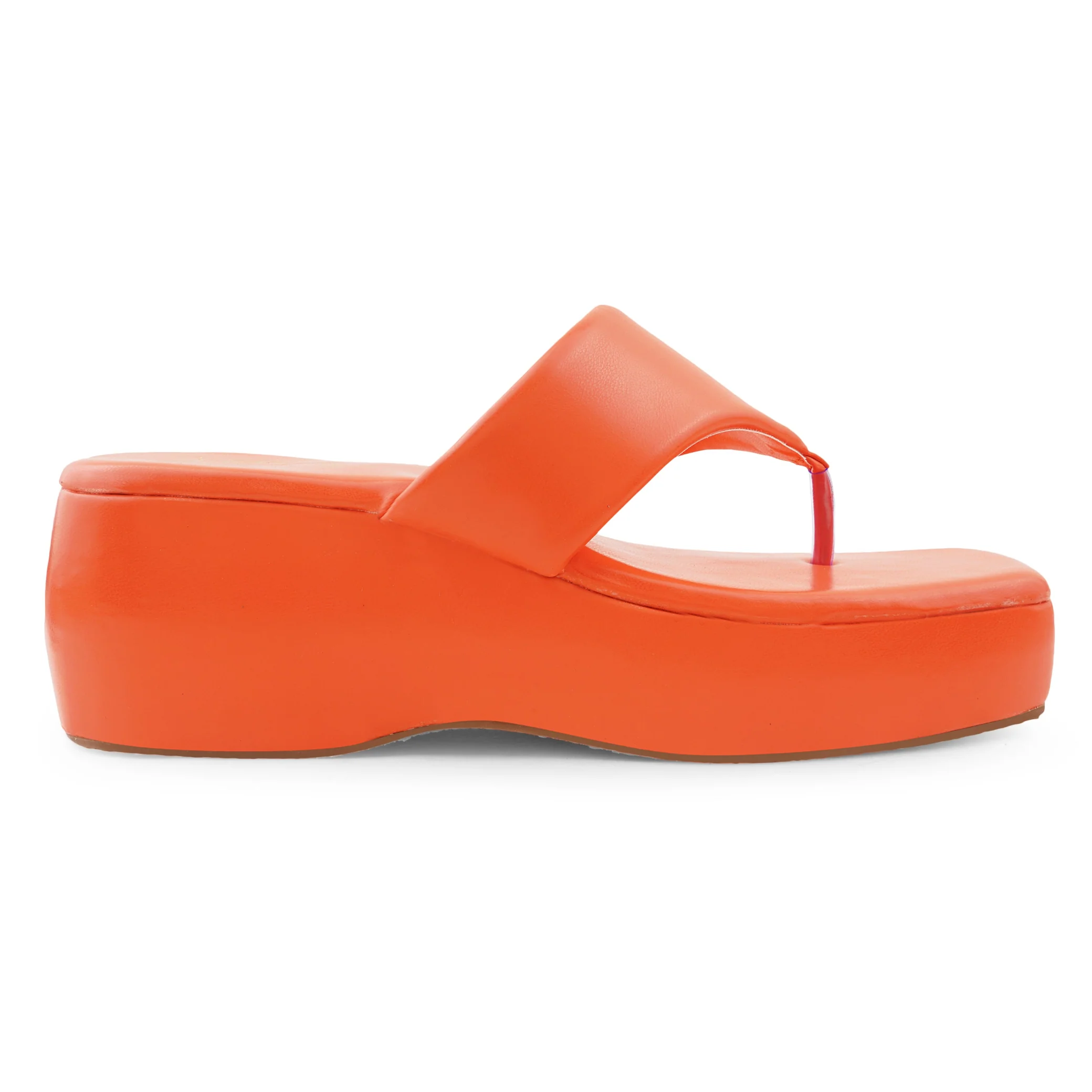 Platform Thong Wedge Sandals with Chunky Heel for Women - Image 19