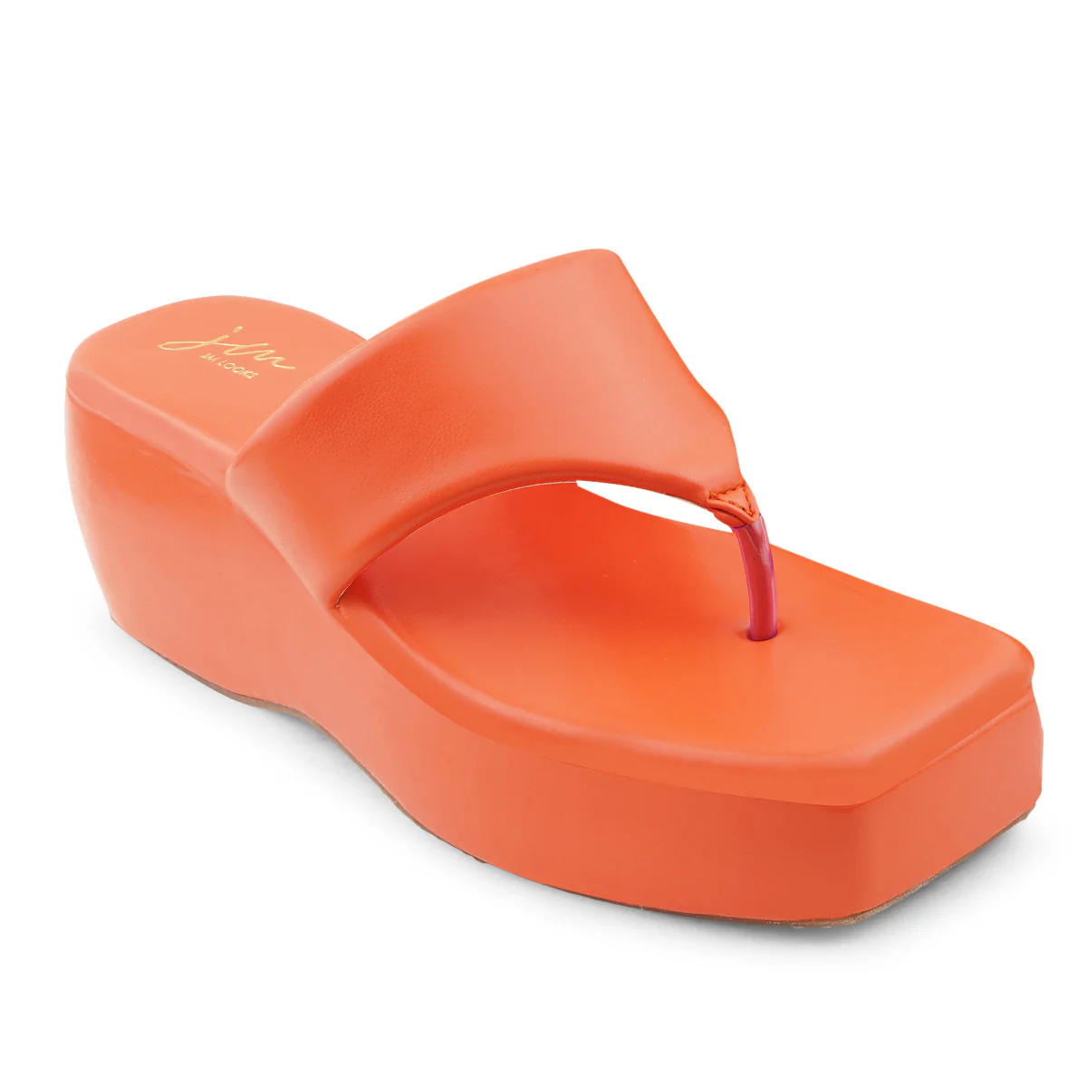 Platform Thong Wedge Sandals with Chunky Heel for Women - Image 20
