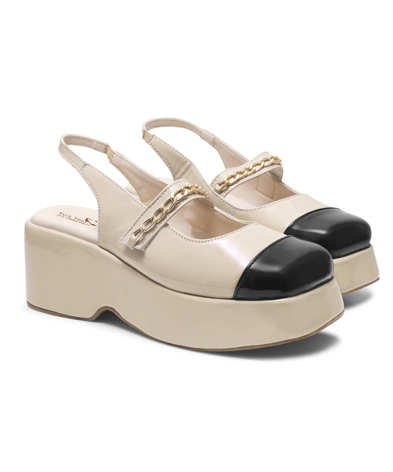 JM Looks Platform slingback mary jane heels pumps - Image 11