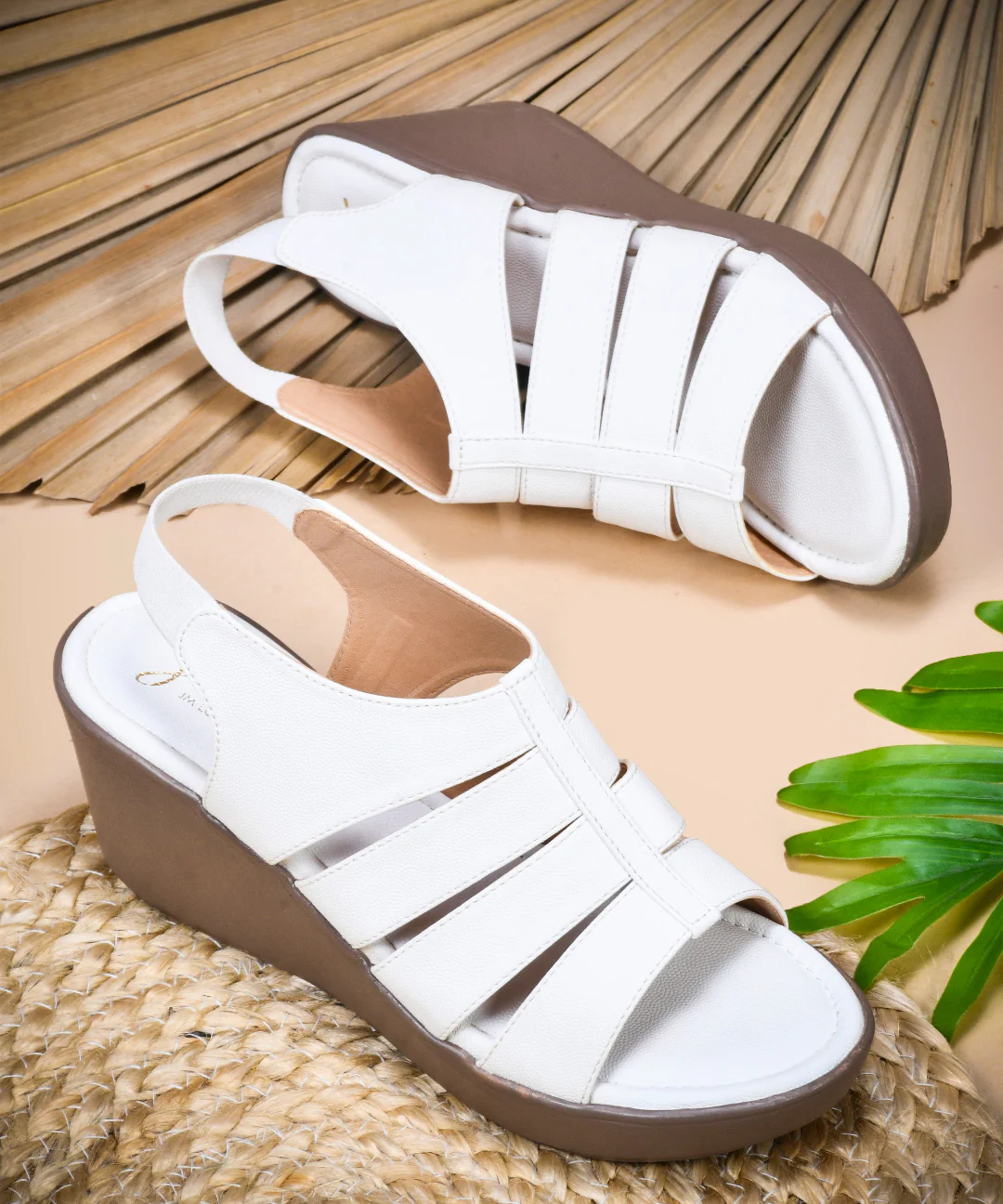 JM Looks Platform Wedge Sandals with Flexible Fit - Image 19