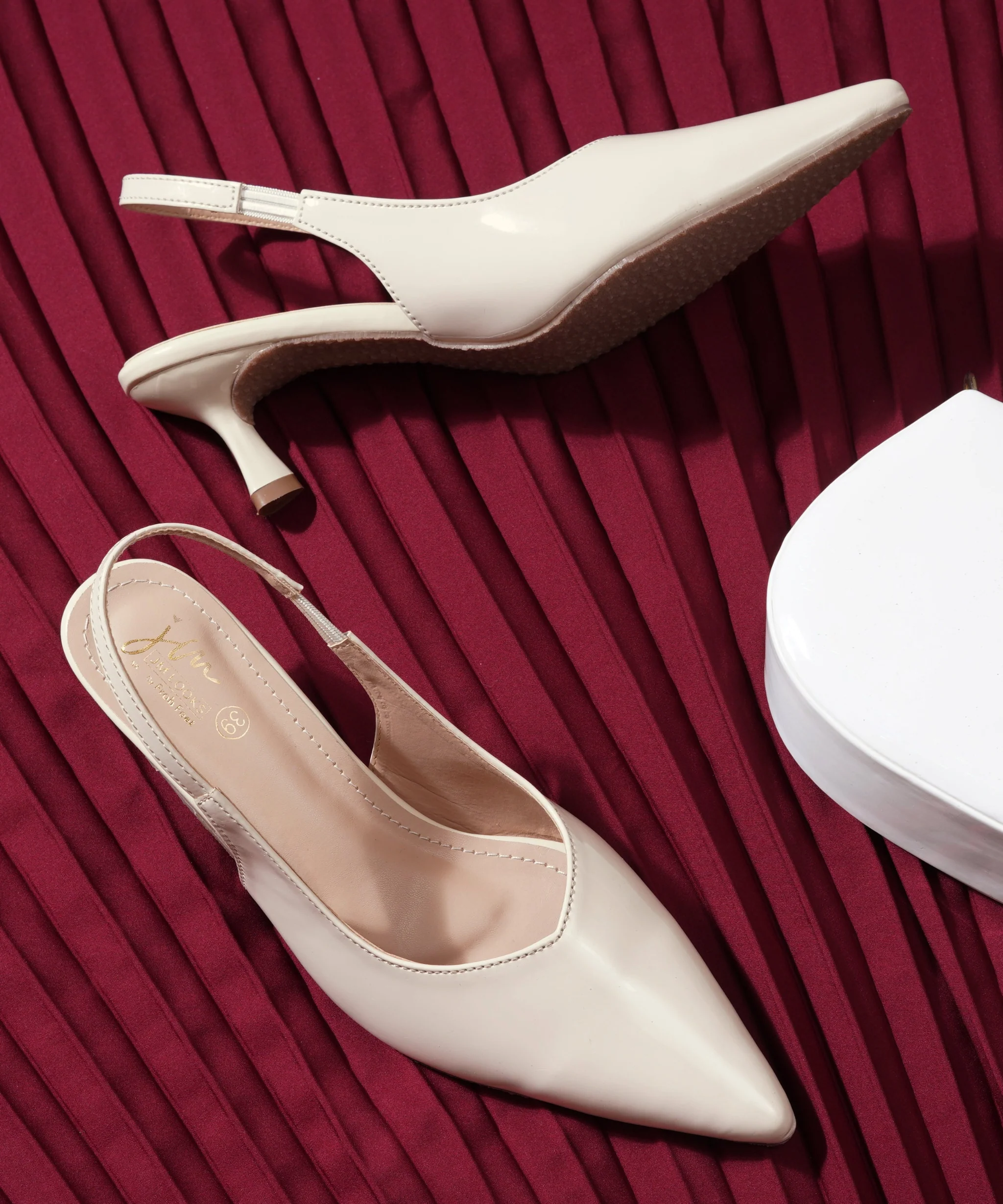 Refined Pointed Toe Kitten Heels - Image 13