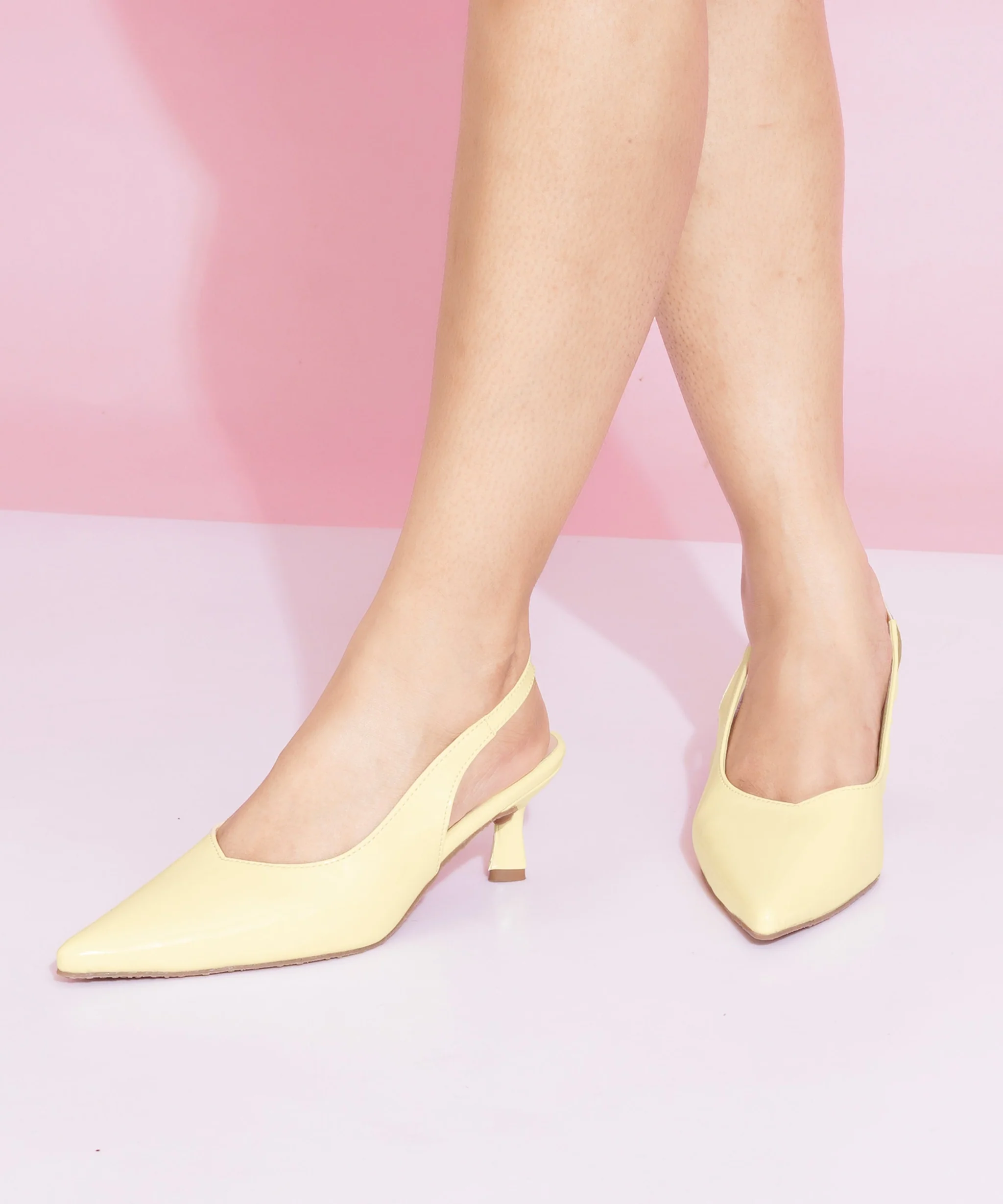 Refined Pointed Toe Kitten Heels - Image 22