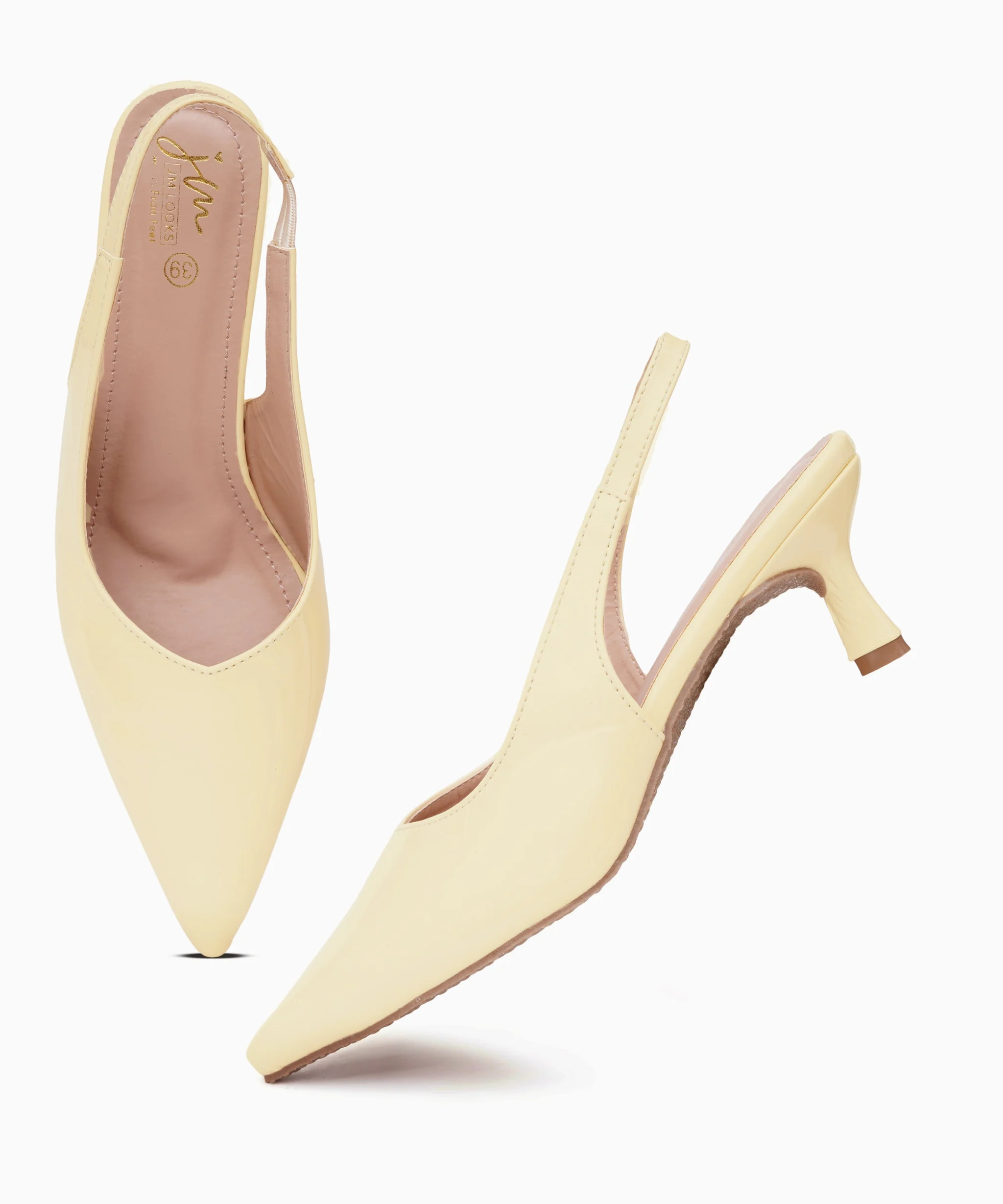 Refined Pointed Toe Kitten Heels - Image 23