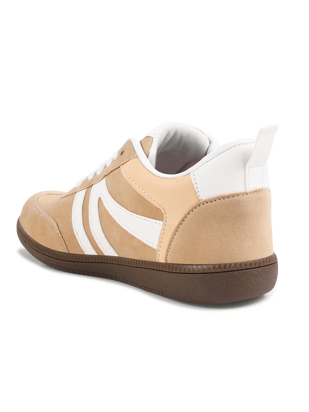 JM Looks Retro Stripe Suede Sneakers - Image 9
