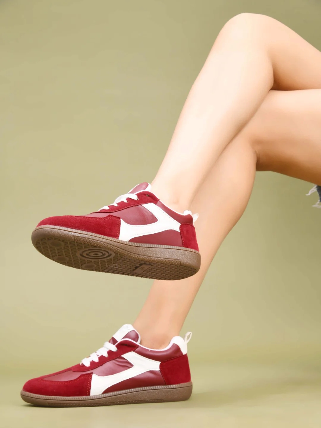 Retro Suede Sneakers For Women - Image 2