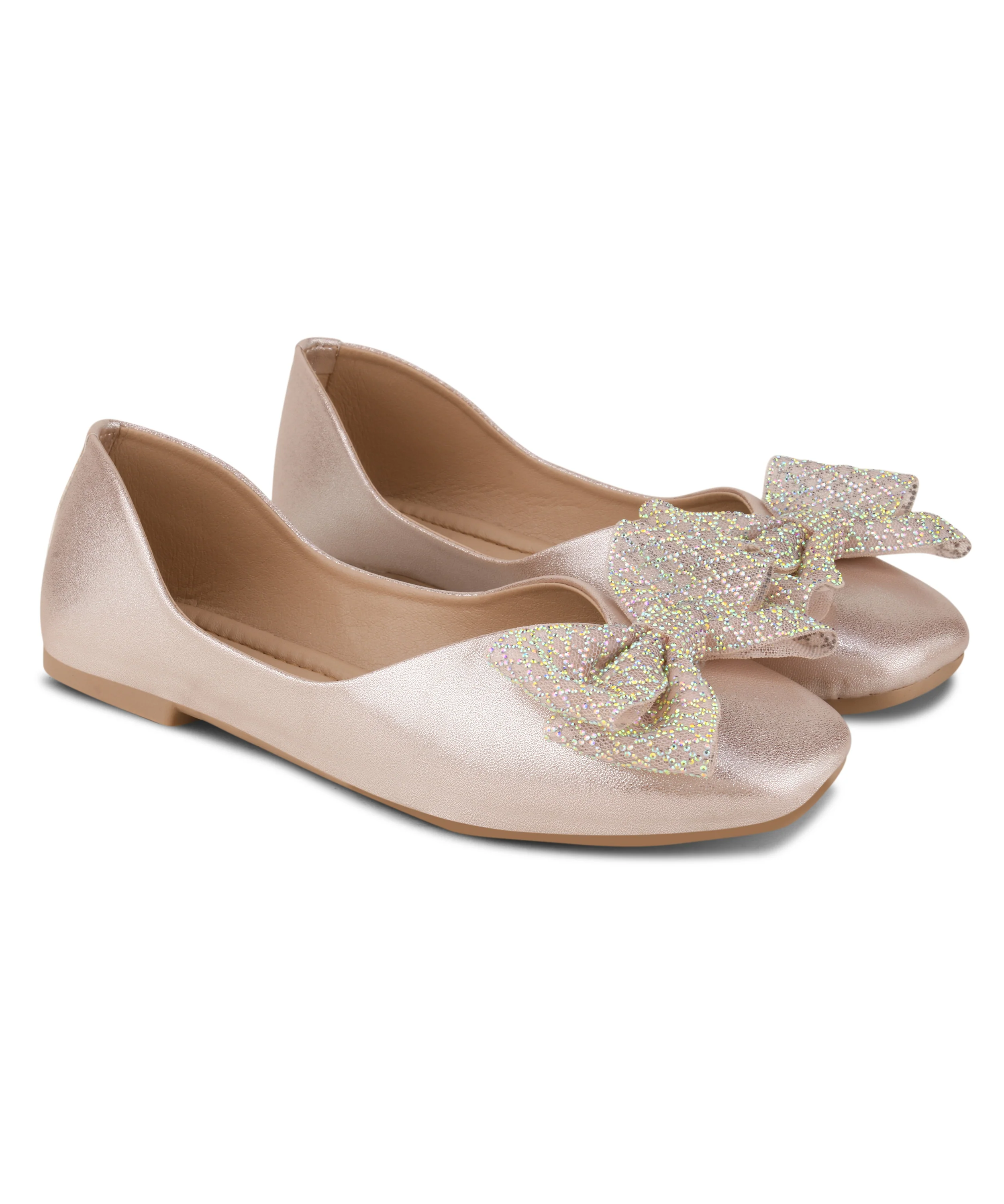 JM Looks Slip-On Ballerina Flat with Decorative Bow & Soft Footbed - Image 18