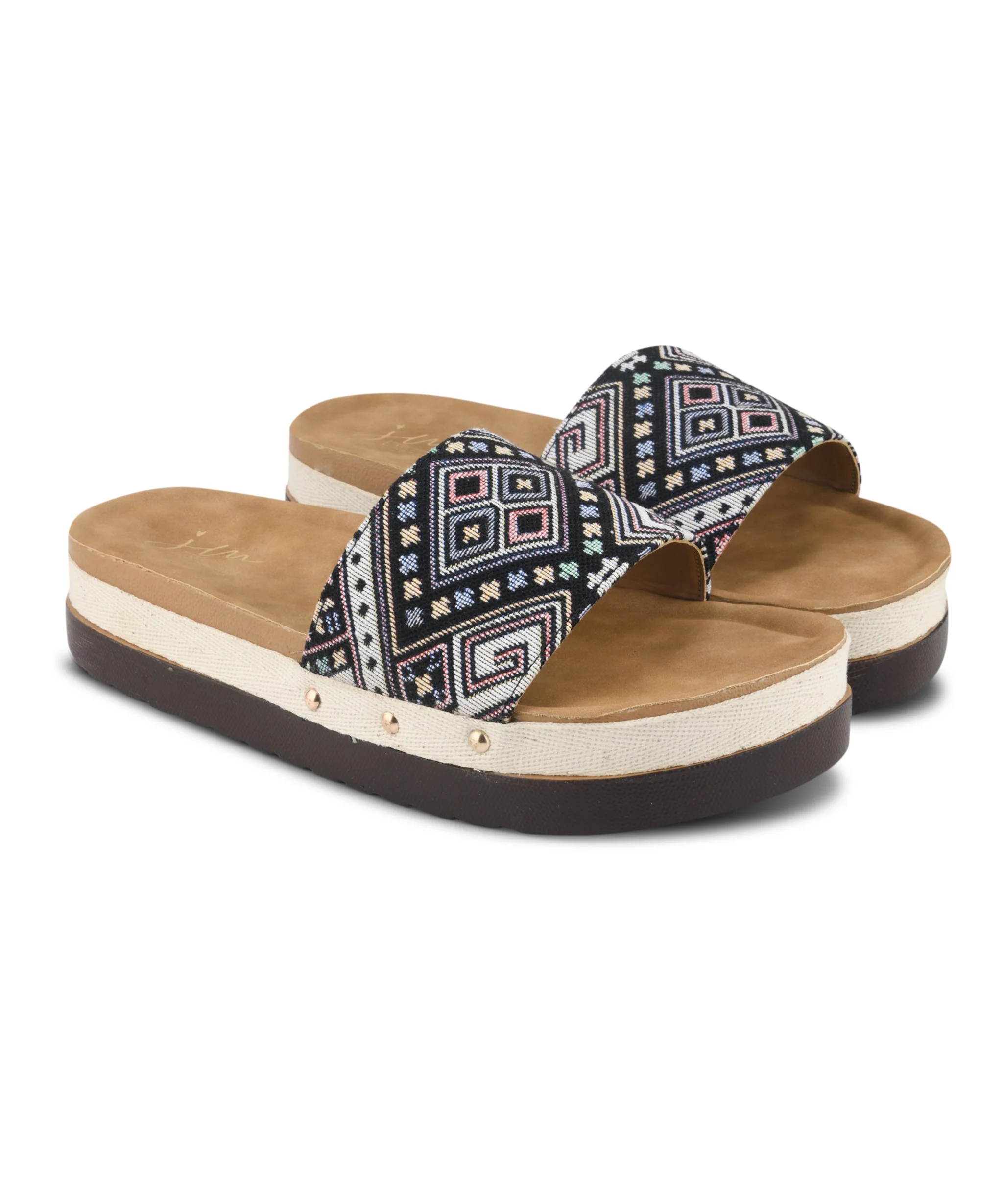 Slip-Ons Minimal Flats Sandals with Wide Strap Design - Image 6