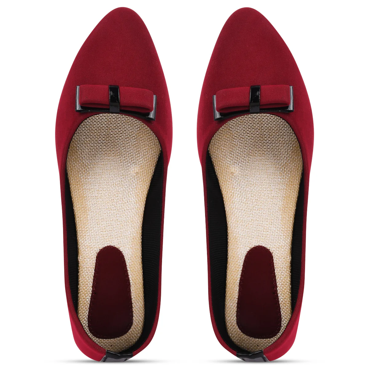 Jm Looks Classic Bow Detail Ballerina Flat for Women & Girls - Image 8
