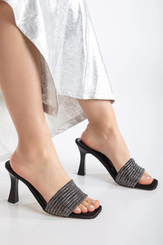 Jm Looks Women's Embellished Strap kitten Heel - Image 17