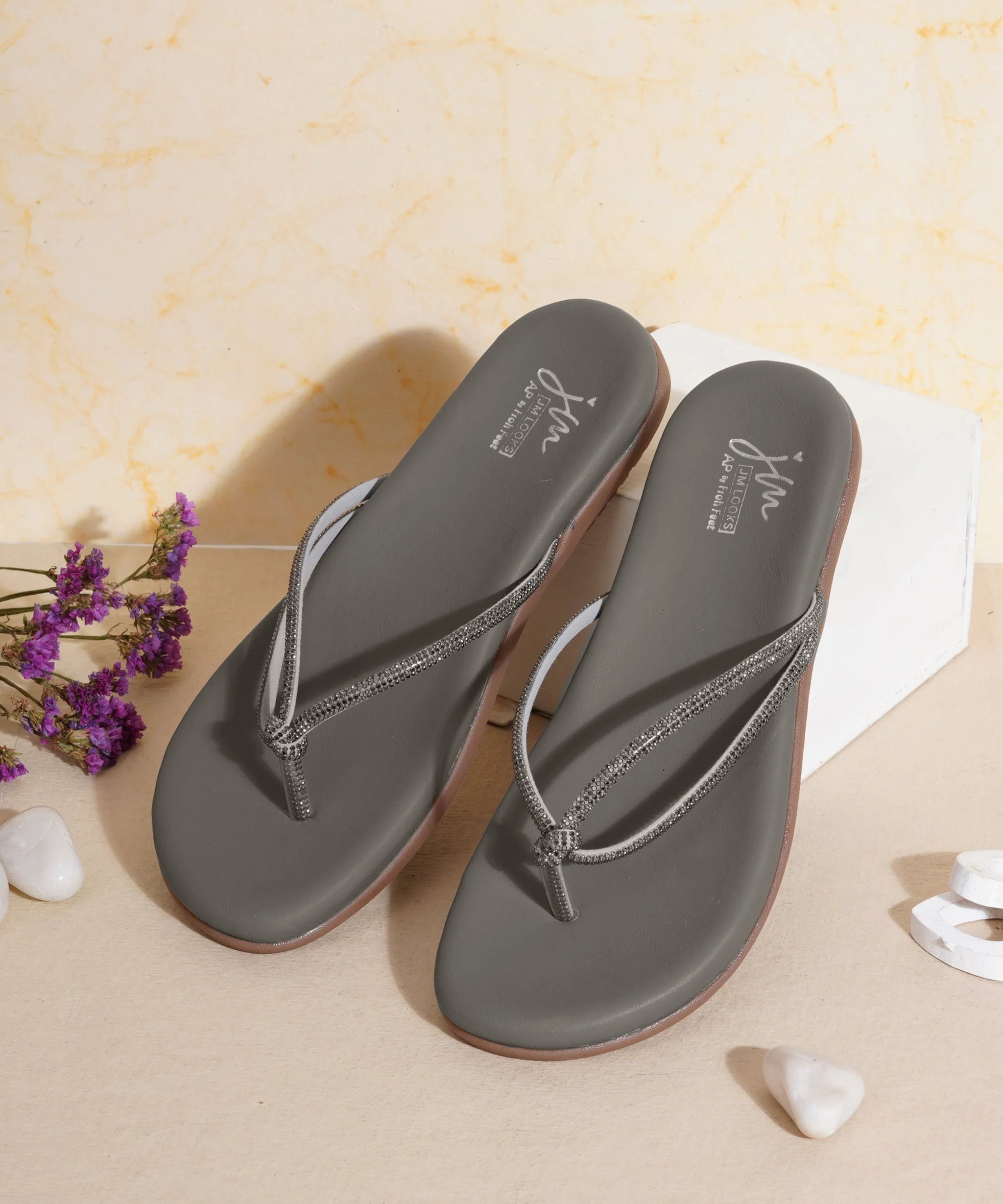 Sparkling Comfort Toe-Ring Flats - Image 7