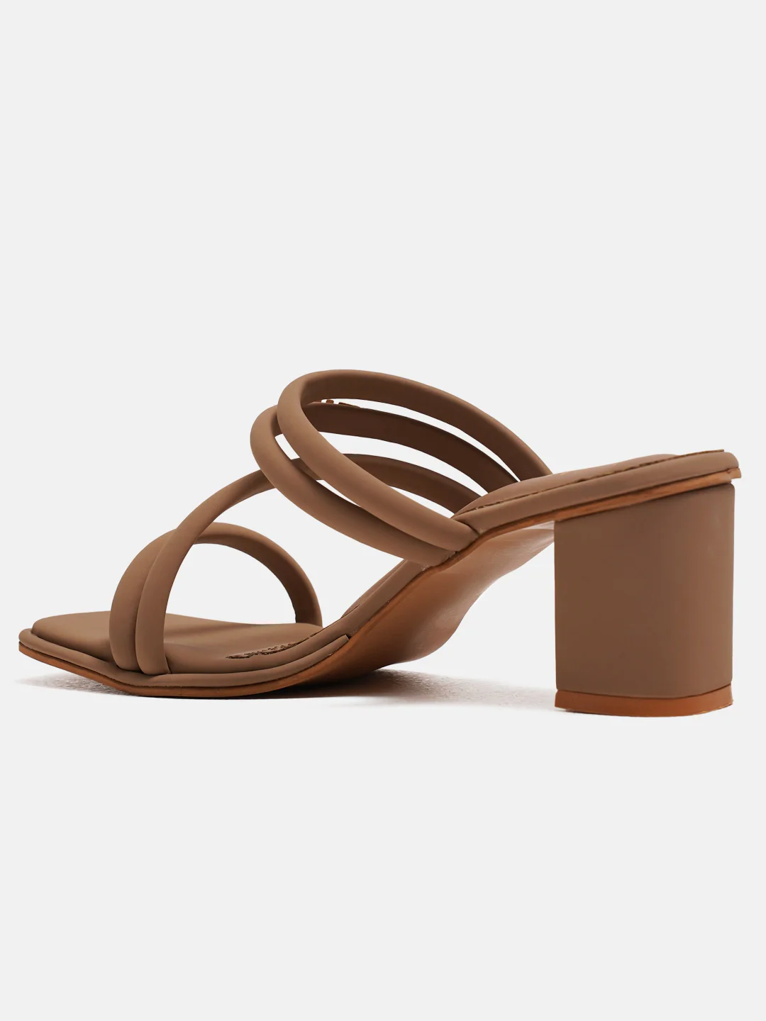 Strappy Block Heel Sandals with Cushioned Sole - Image 7