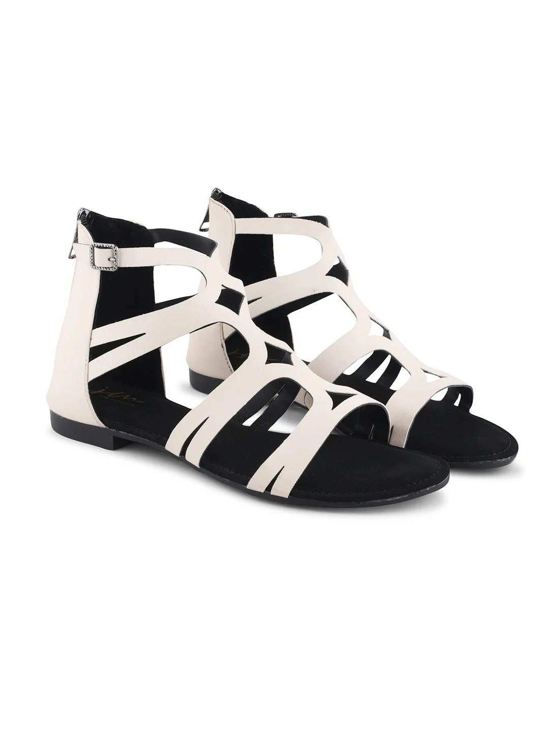 Jm Looks Stylish Gladiator Flats Sandals for Women & Girls - Image 11