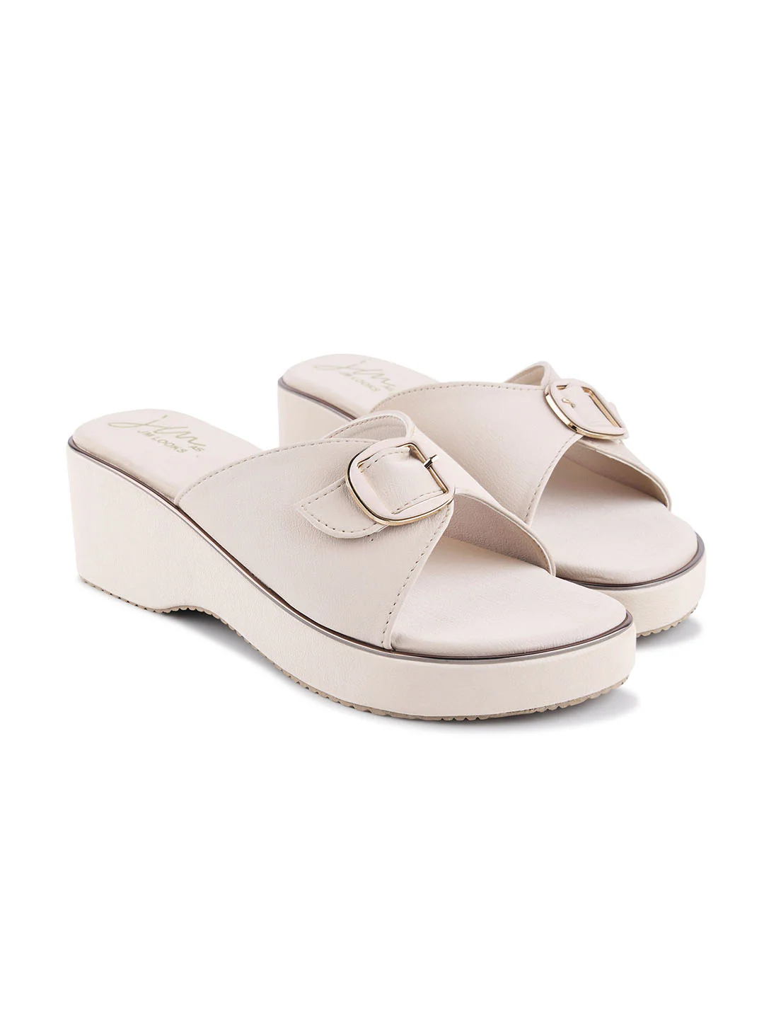 Stylish Platform Wedge Heels for Women with Buckle Strap Open Toe Sandals - Image 11