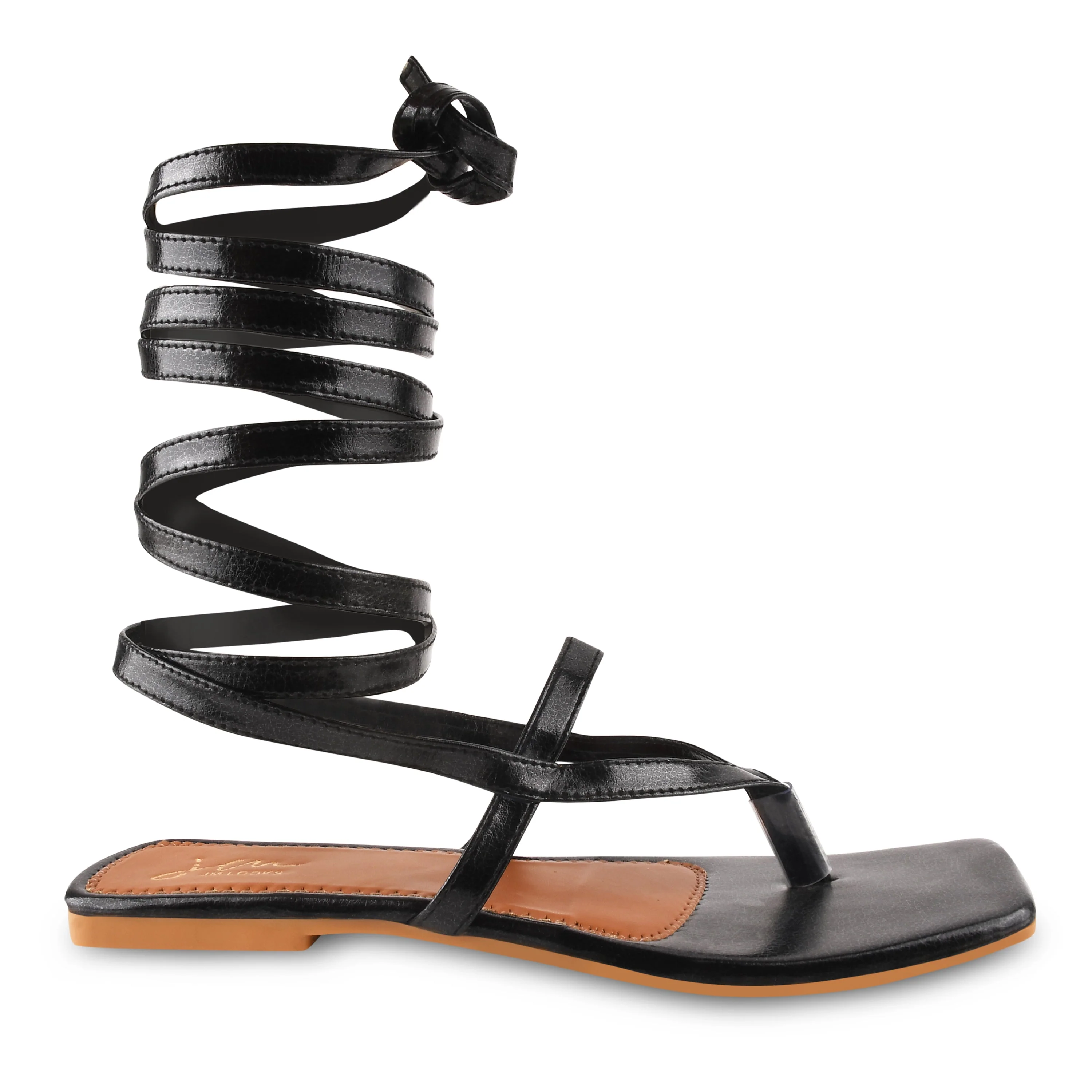 Jm Looks Women's Lace-Up Flats Sandals - Image 6