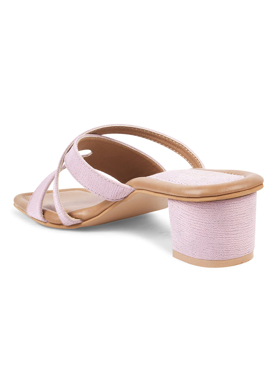 JM Looks Block Heel Dual Strap Women Sandals - Image 12