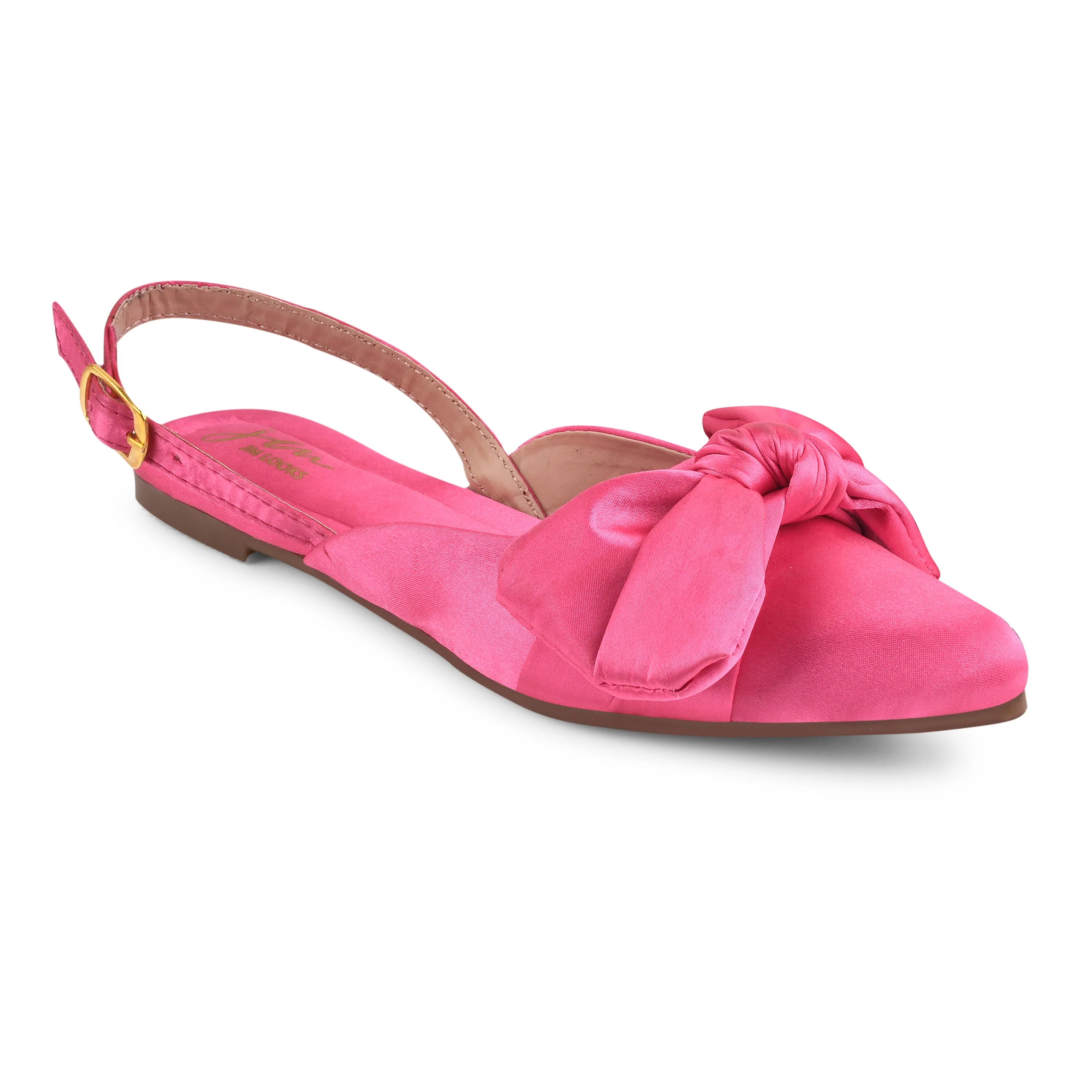 Jm Looks Bow Detail Slingback Flat for Women & Girls - Image 12