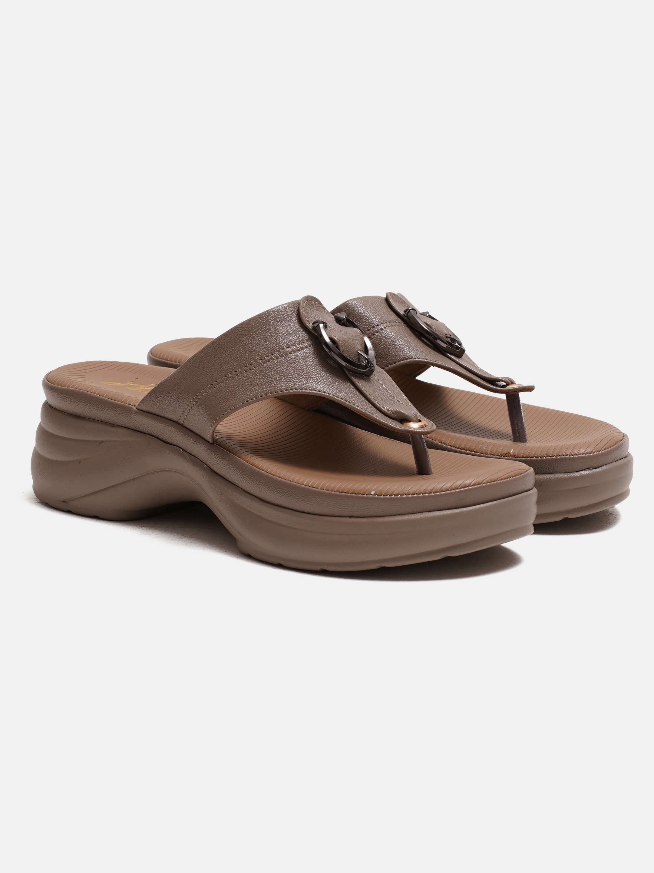JM Looks Thong Sandals with Cushioned Platform Sole - Image 15
