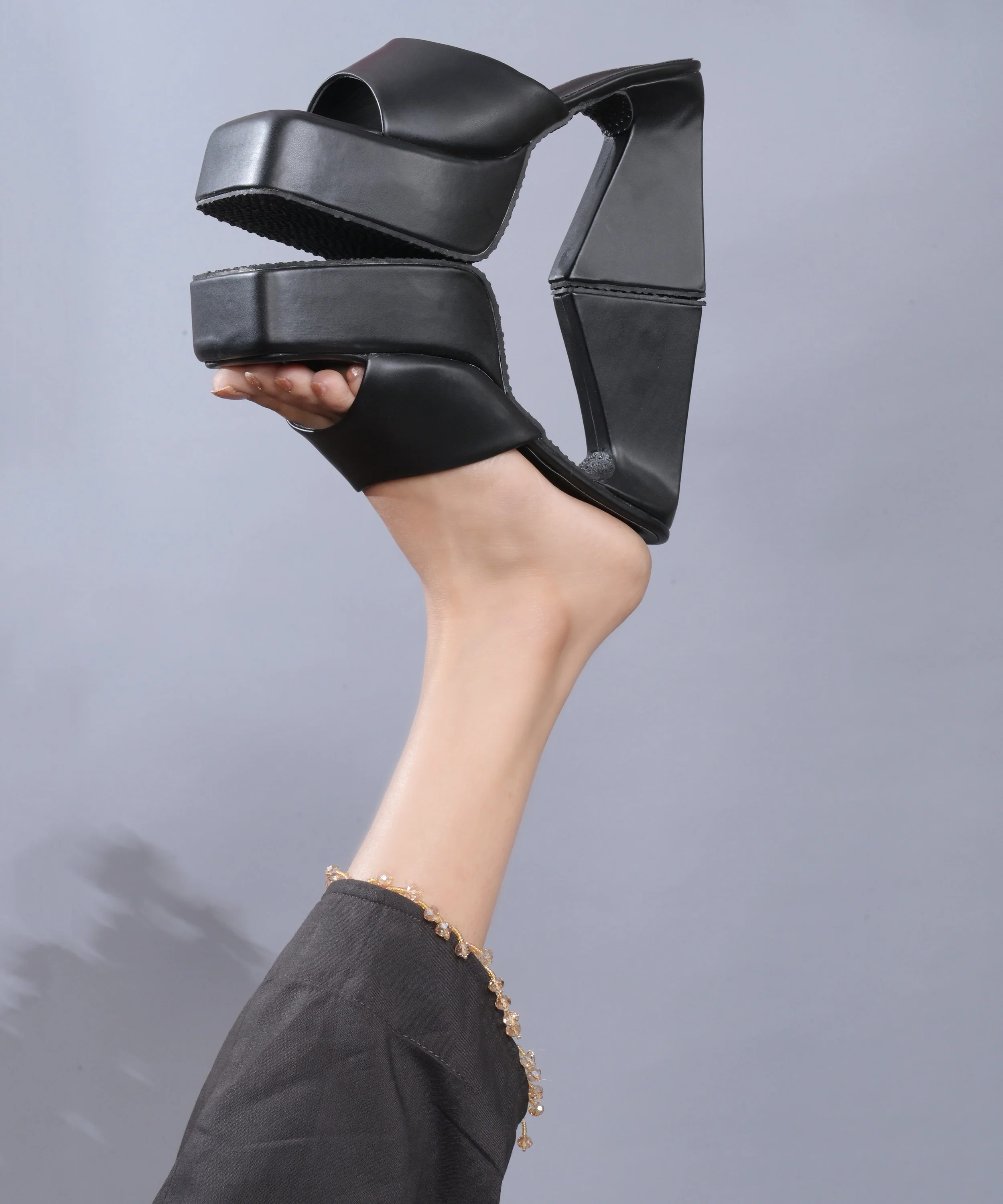 Trendy High Platform Heels - Image 4