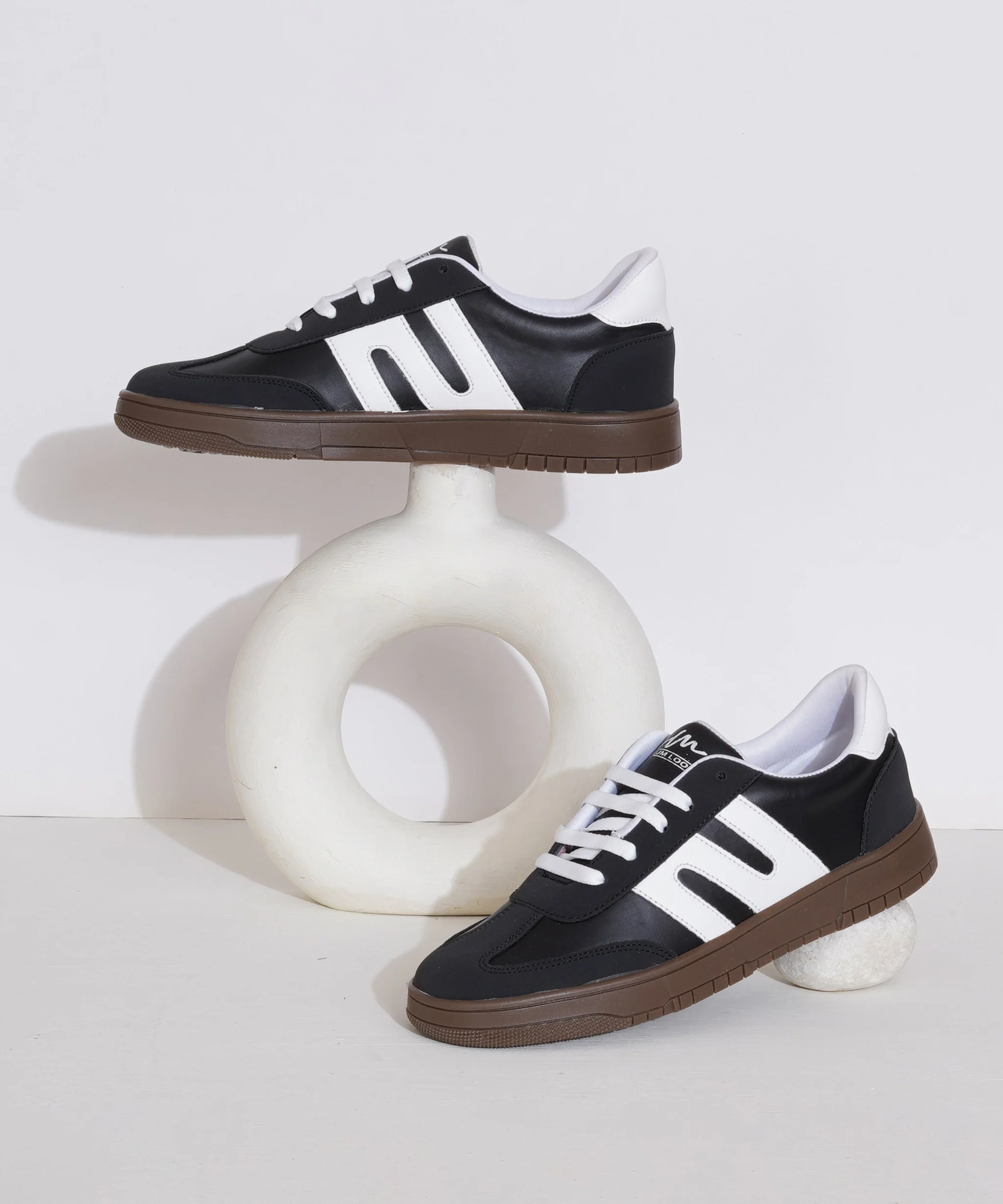 Casual Sneakers for Women, Trendy Lace-Up Shoes with Premium Finish