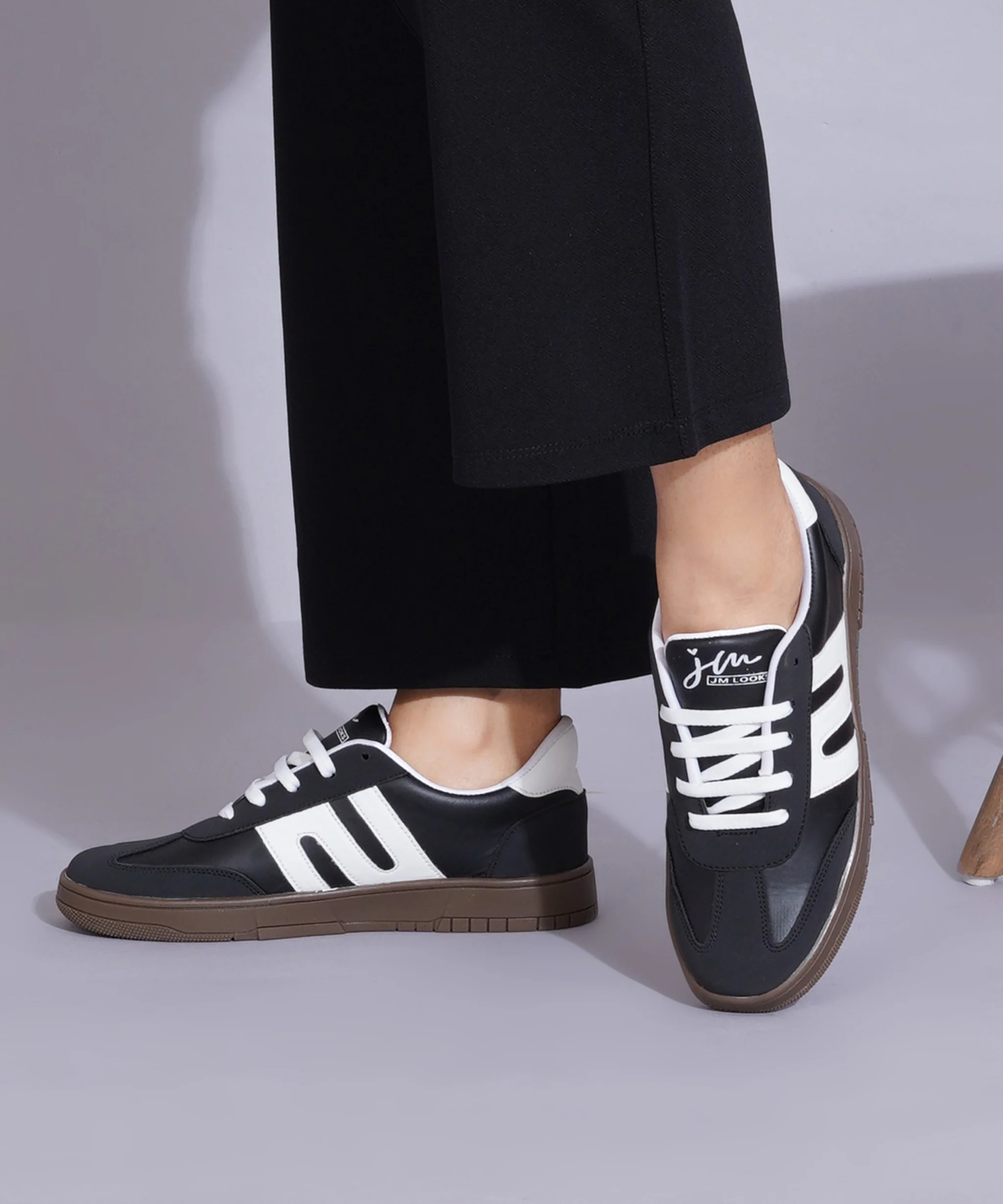 Casual Sneakers for Women, Trendy Lace-Up Shoes with Premium Finish - Image 2